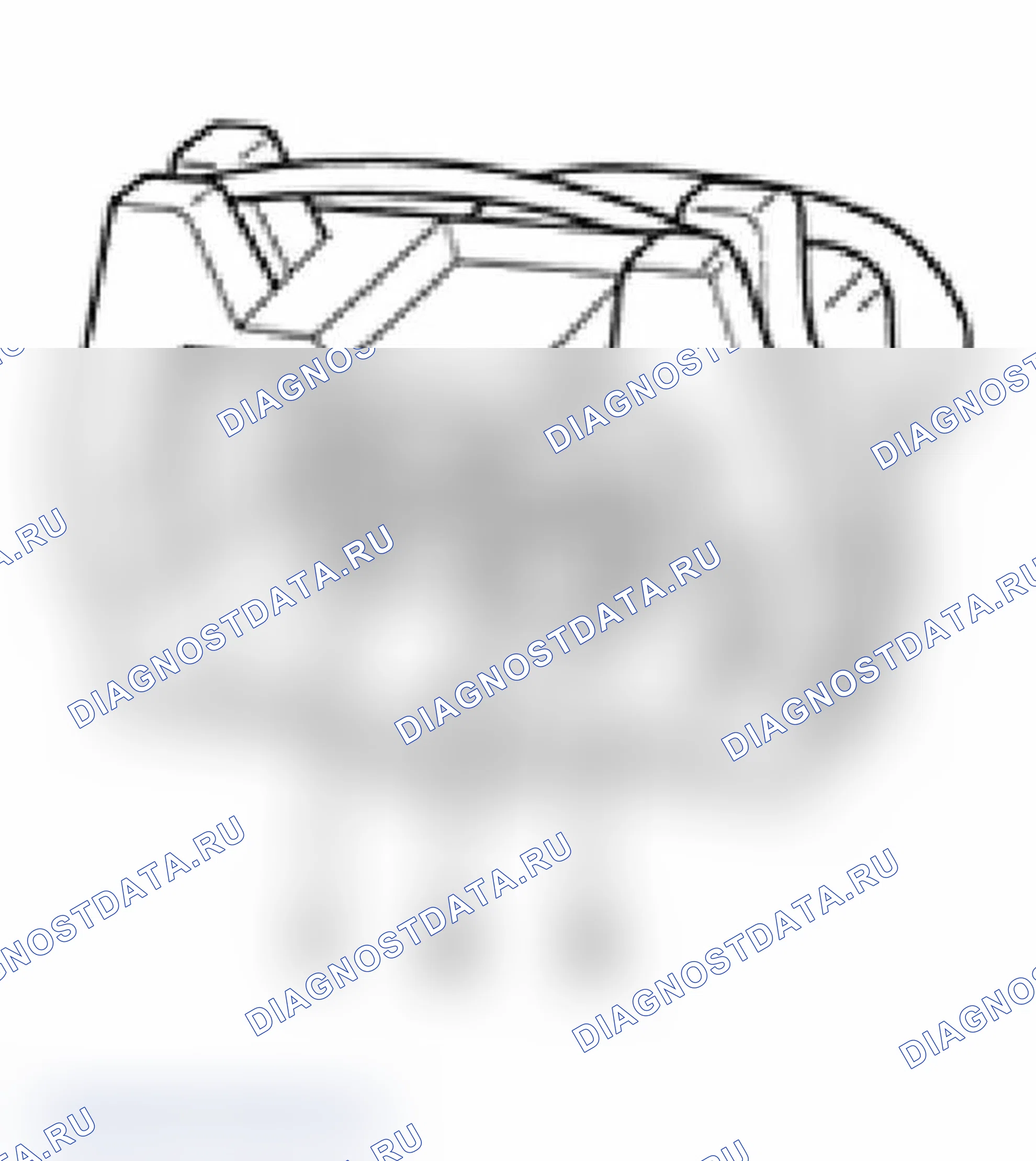 Рис. 26: Проверка провода заземления (масса). Audi A4 B7
