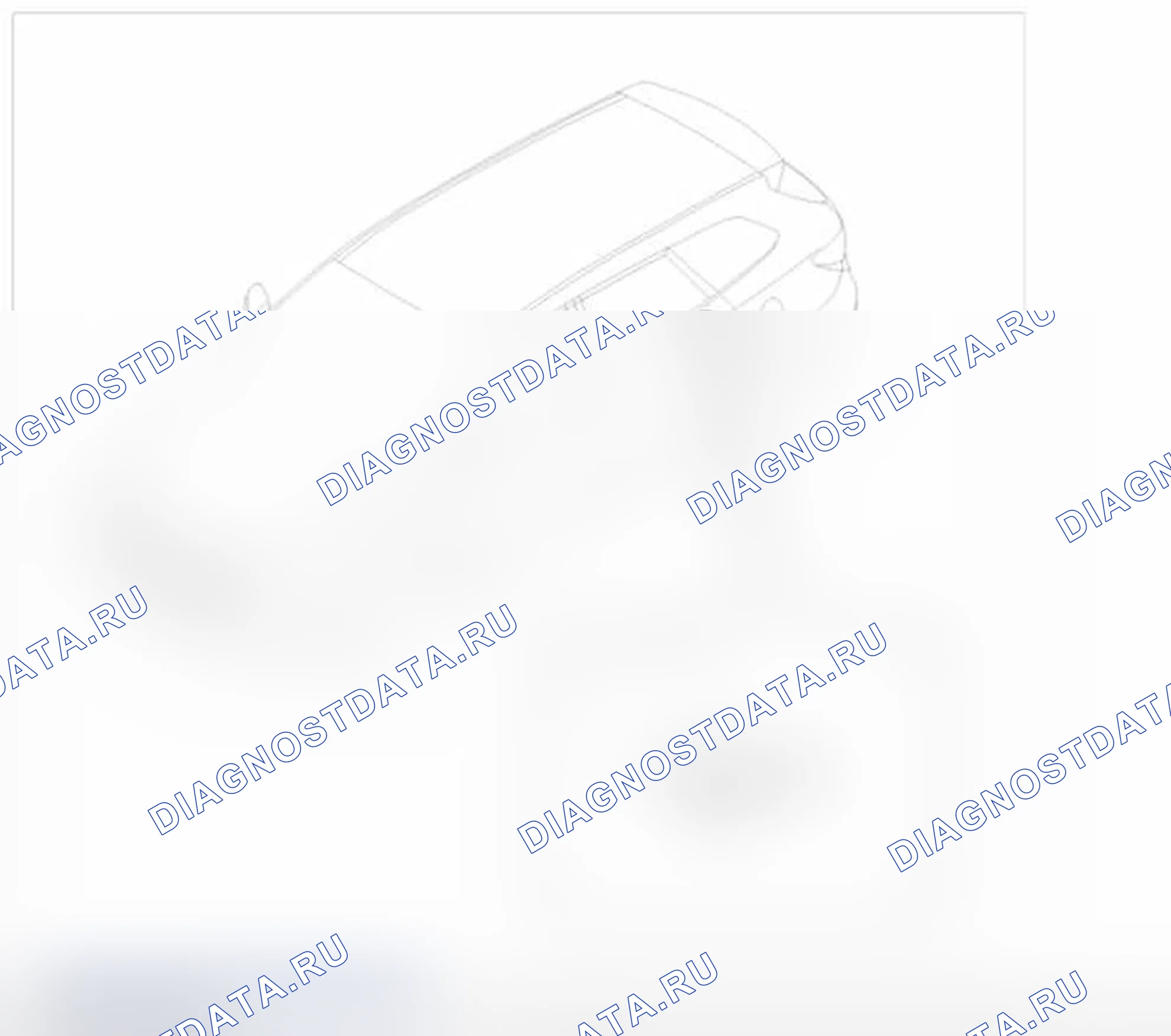Рис. 117: Расположение компонентов. Hyundai Santa Fe III