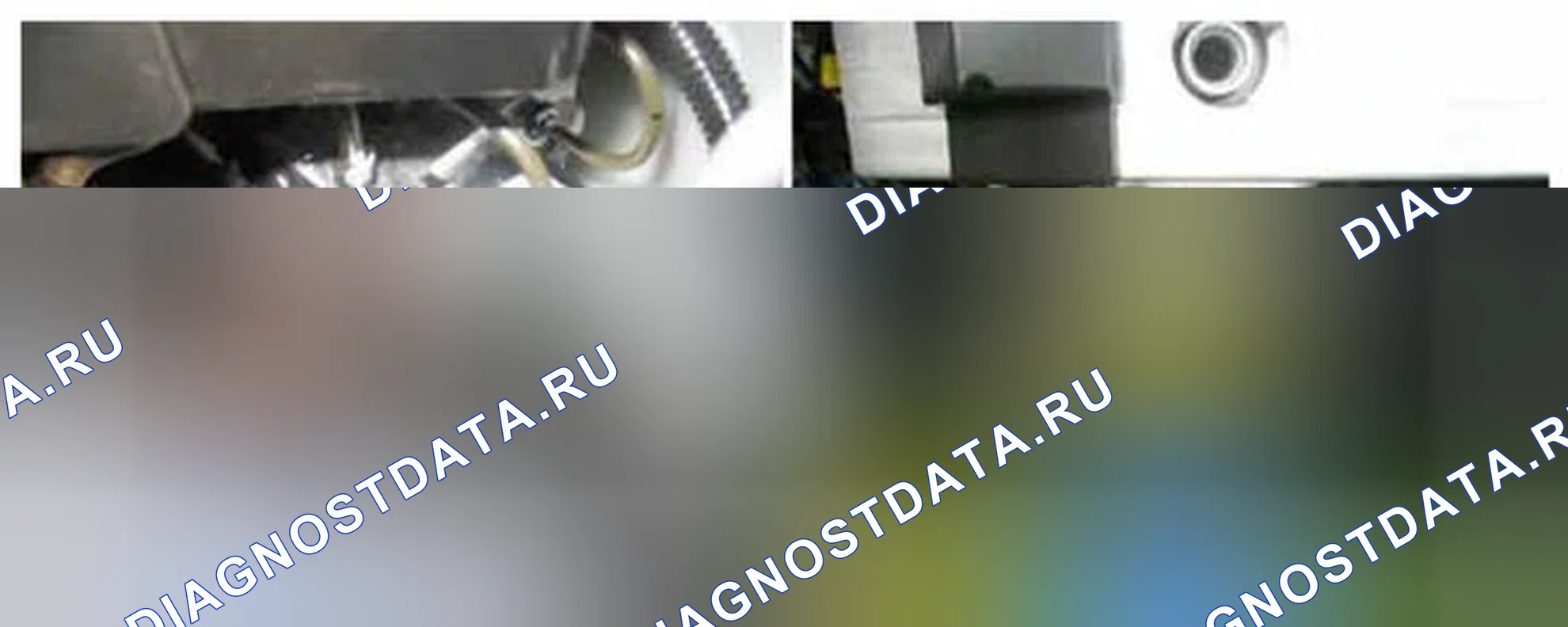 Рис. 206: Расположение компонентов. Hyundai Equus II