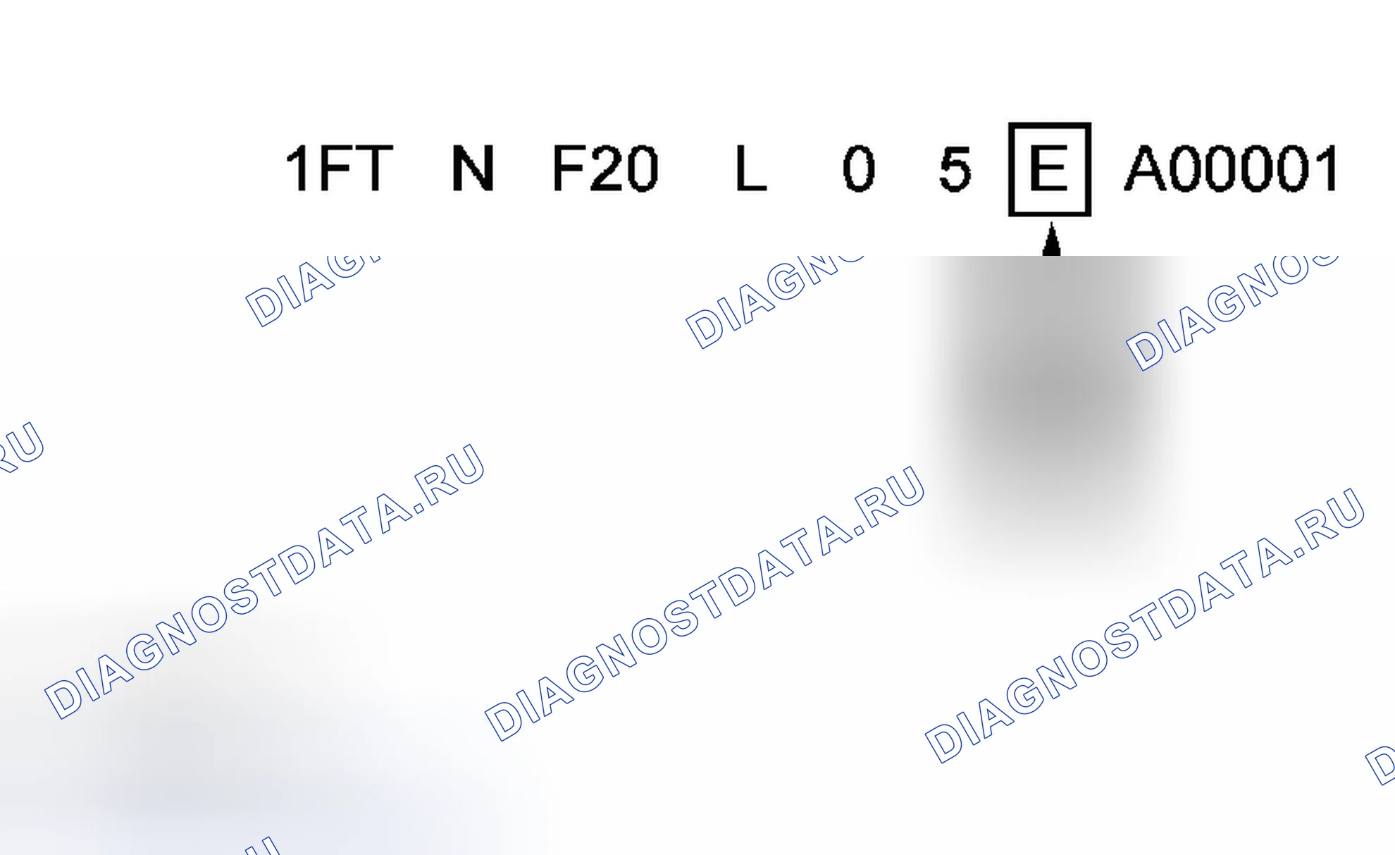 Рис. 9: Код сборочного предприятия. Ford Cab & Chassis F350 Super Duty 