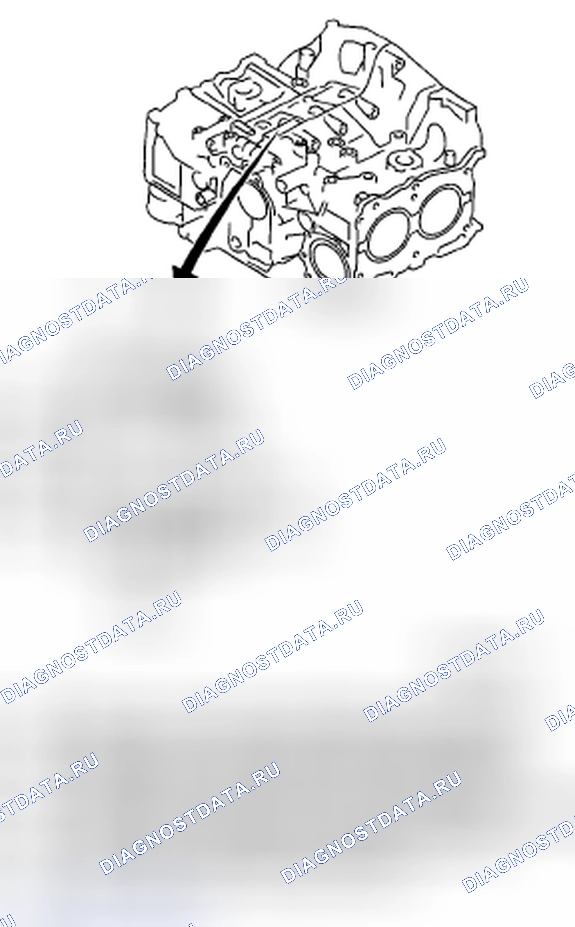 Рис. 440: ЦИЛИНДР И ПОРШЕНЬ. Subaru Outback BP рестайлинг
