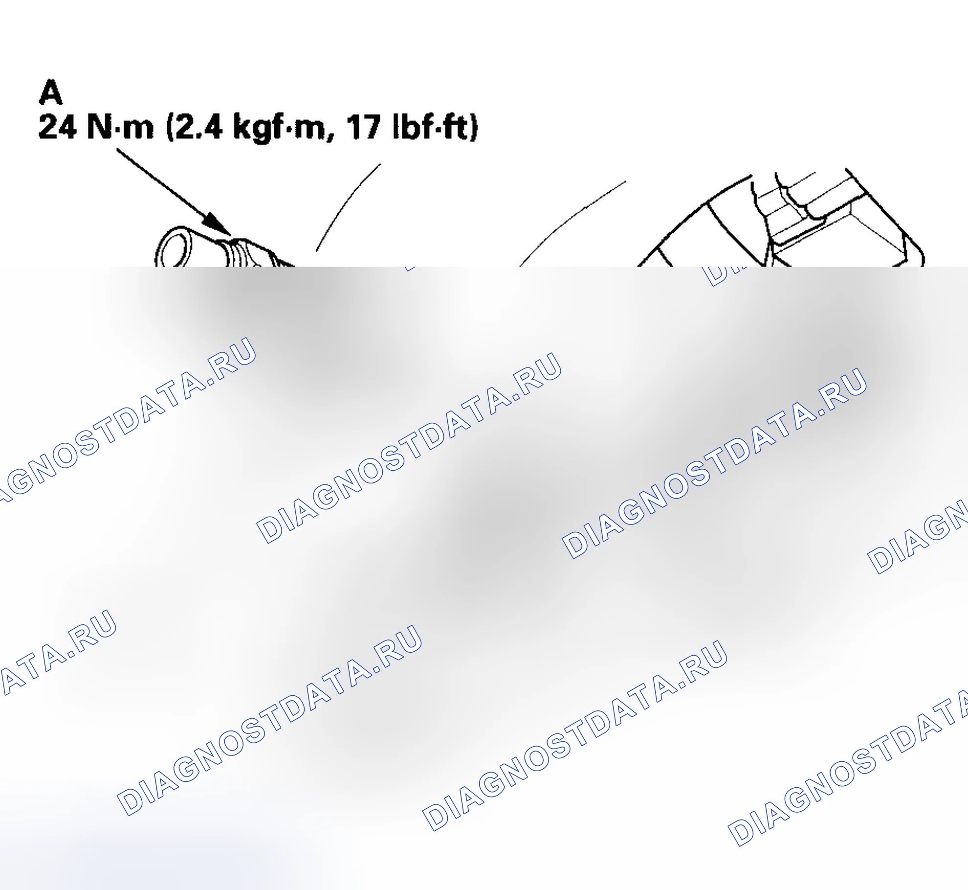 Рис. 15: Замена переключателя радиатора. Honda Element YH2
