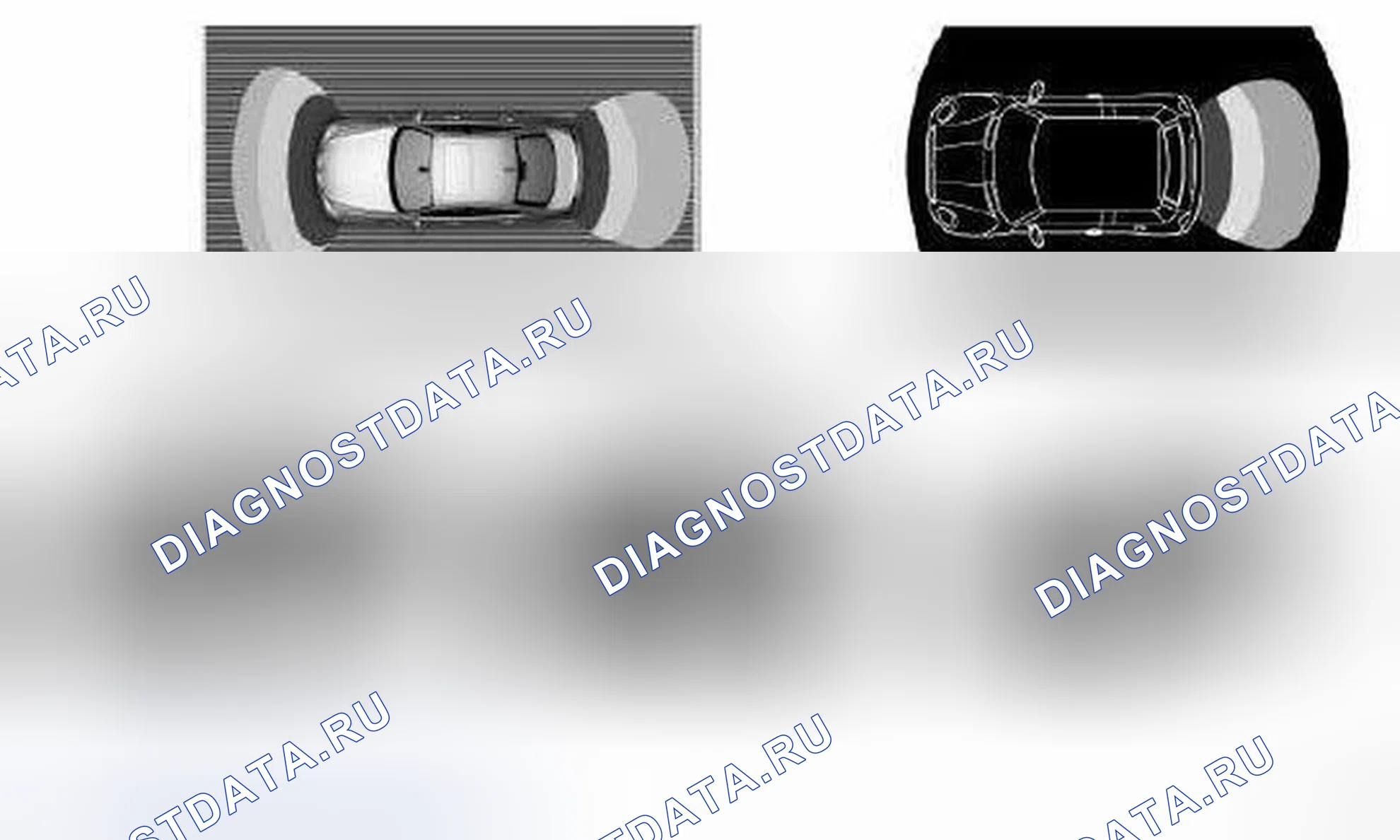 Рис. 260: КОНТРОЛЬ РАССТОЯНИЯ ПАРКОВКИ E70, E87, E90, E91, E92, E93, R56. BMW X5 E70