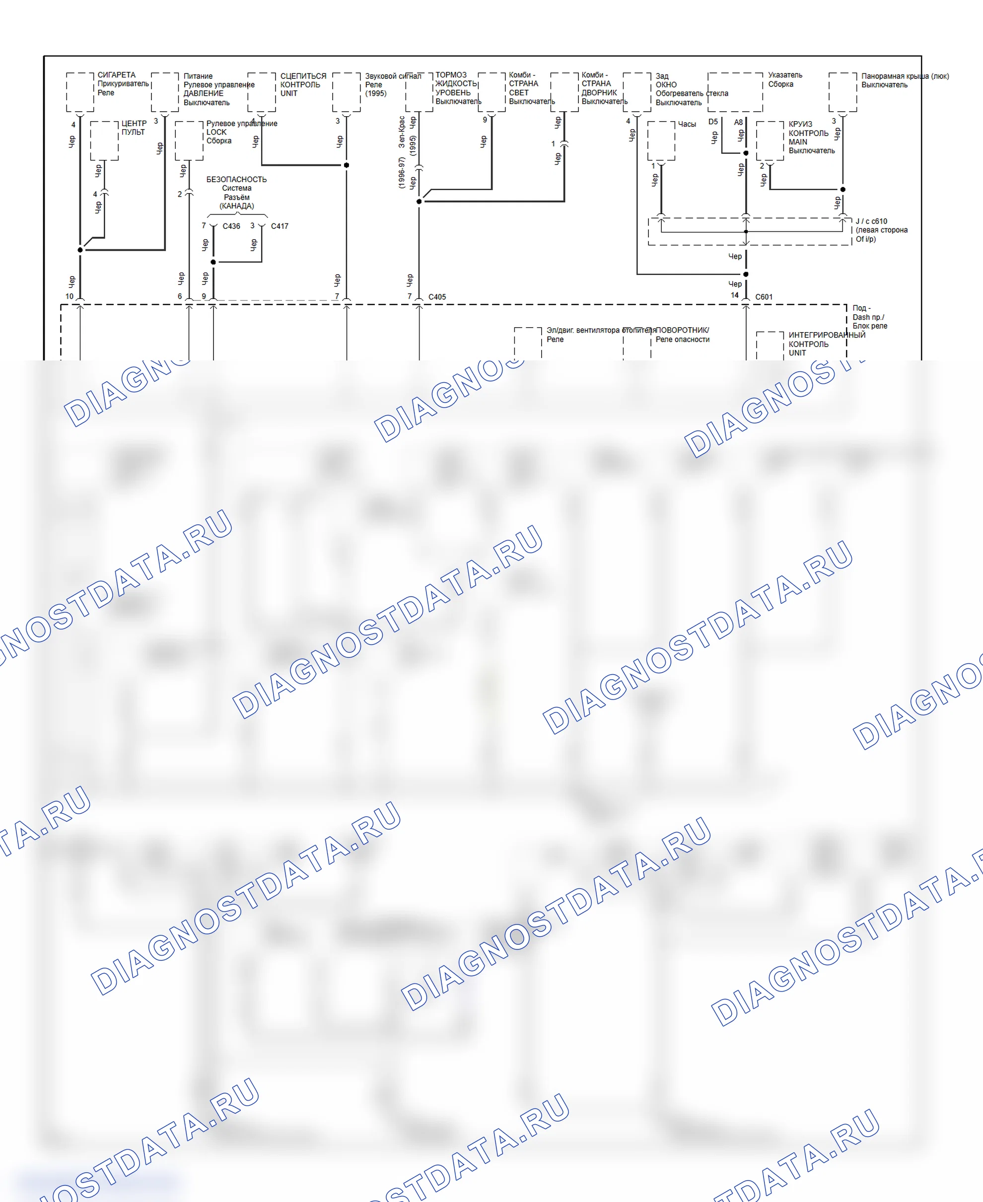 Ground Distribution Circuit (3 of 3). Honda Odyssey I