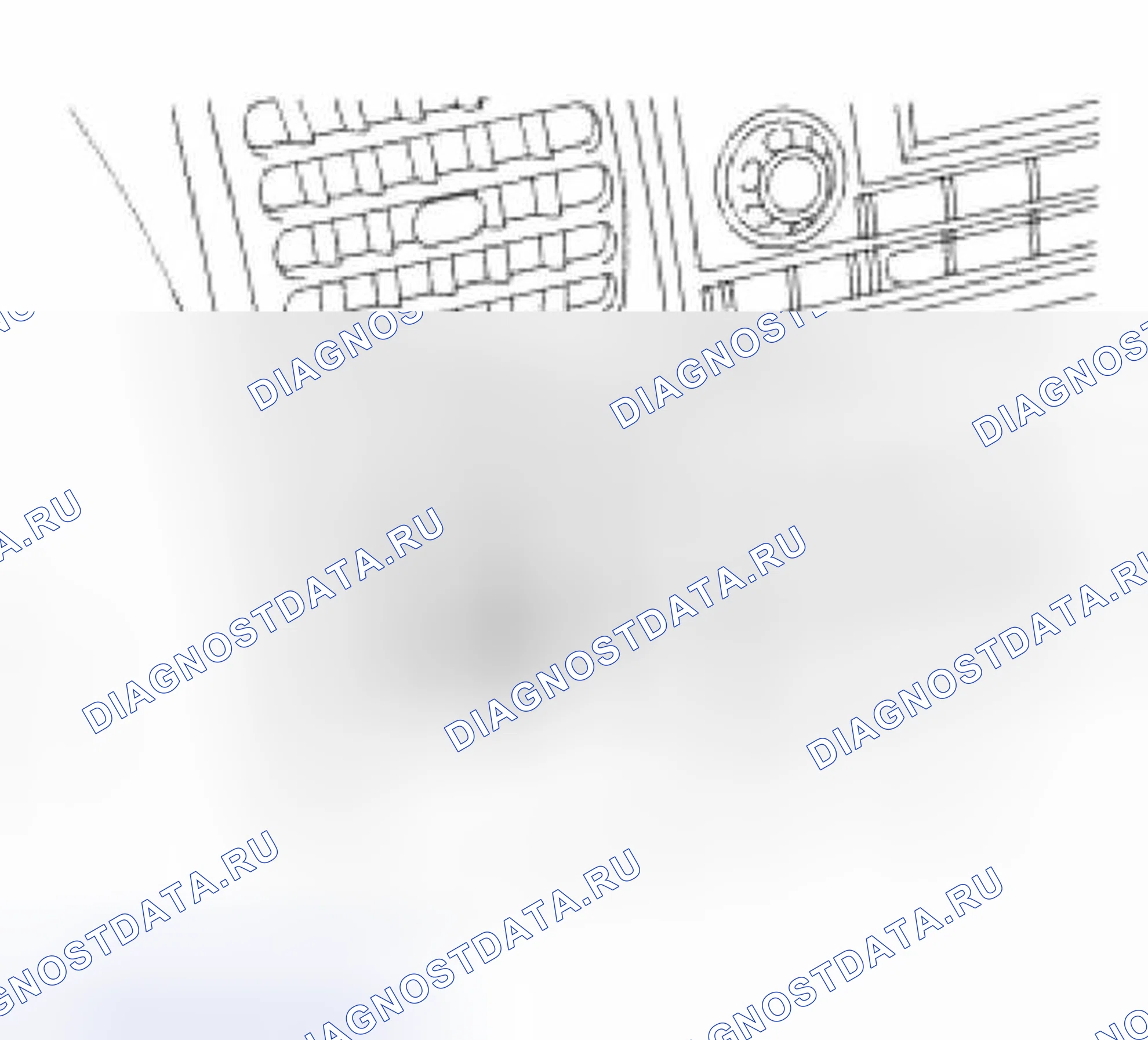 Рис. 17: Освобождение заслонки электротоплива. Land Rover Discovery L318