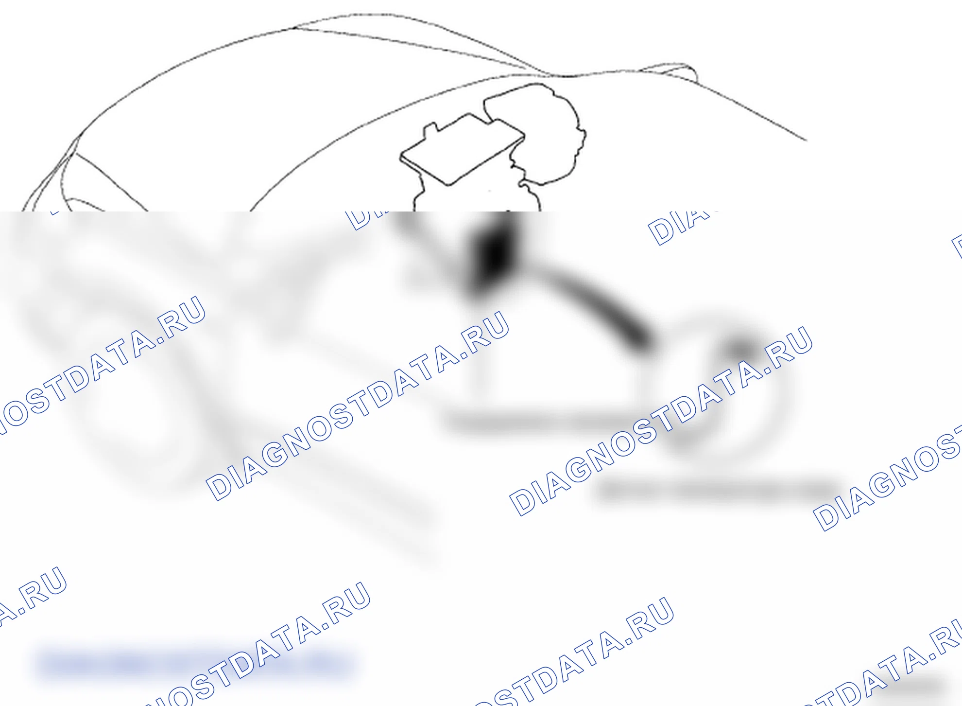 Рис. 42: РАСПОЛОЖЕНИЕ КОМПОНЕНТОВ. Hyundai Santa Fe II