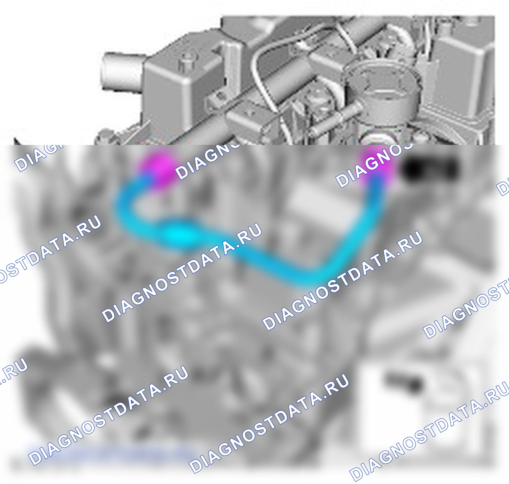Как снять присоединяемые детали двигателя. Ford Grand C-MAX II рестайлинг