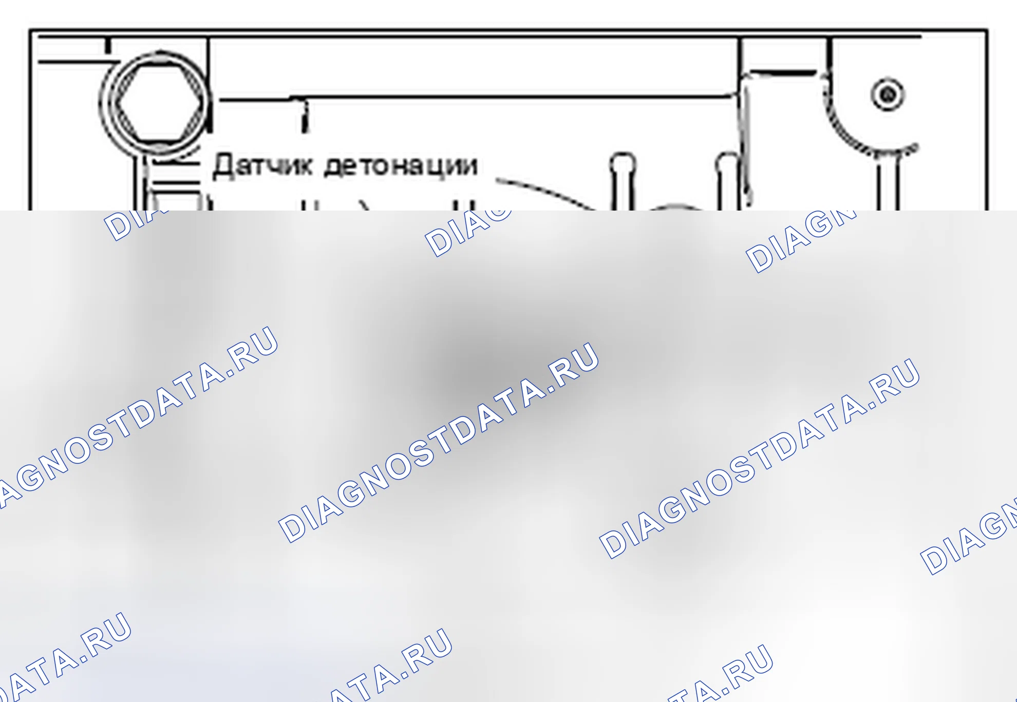 Рис. 3: >> A <<УСТАНОВКА ДАТЧИКА ДЕТОНАЦИИ. Honda Domani MB