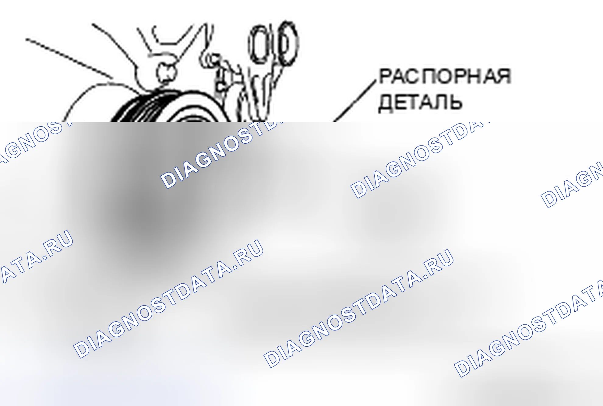 Рис. 67: Примечание по снятию шкива коленчатого вала. Honda CR-V II рестайлинг