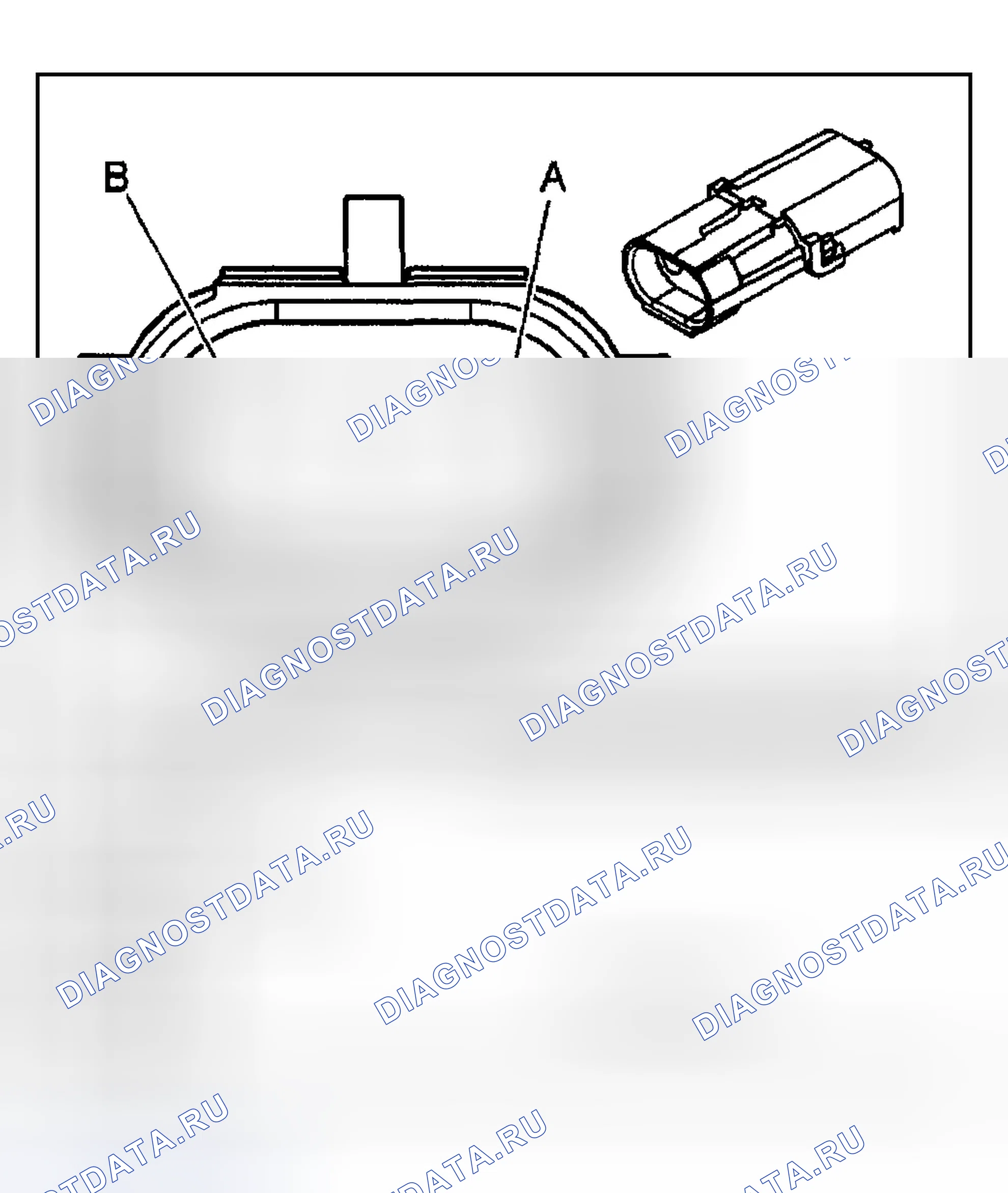 Рис. 388: Позиционный фонарь - правый (экспорт). Cadillac Seville V