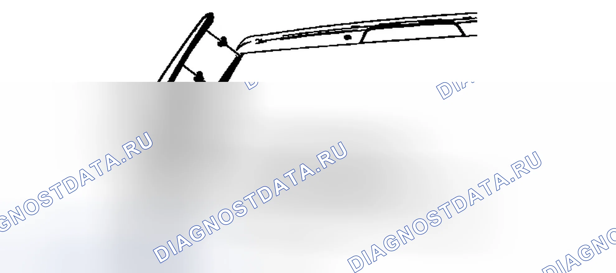 Рис. 6: Замена боковой аппликации дверь багажника (равноденствие). Chevrolet Equinox II