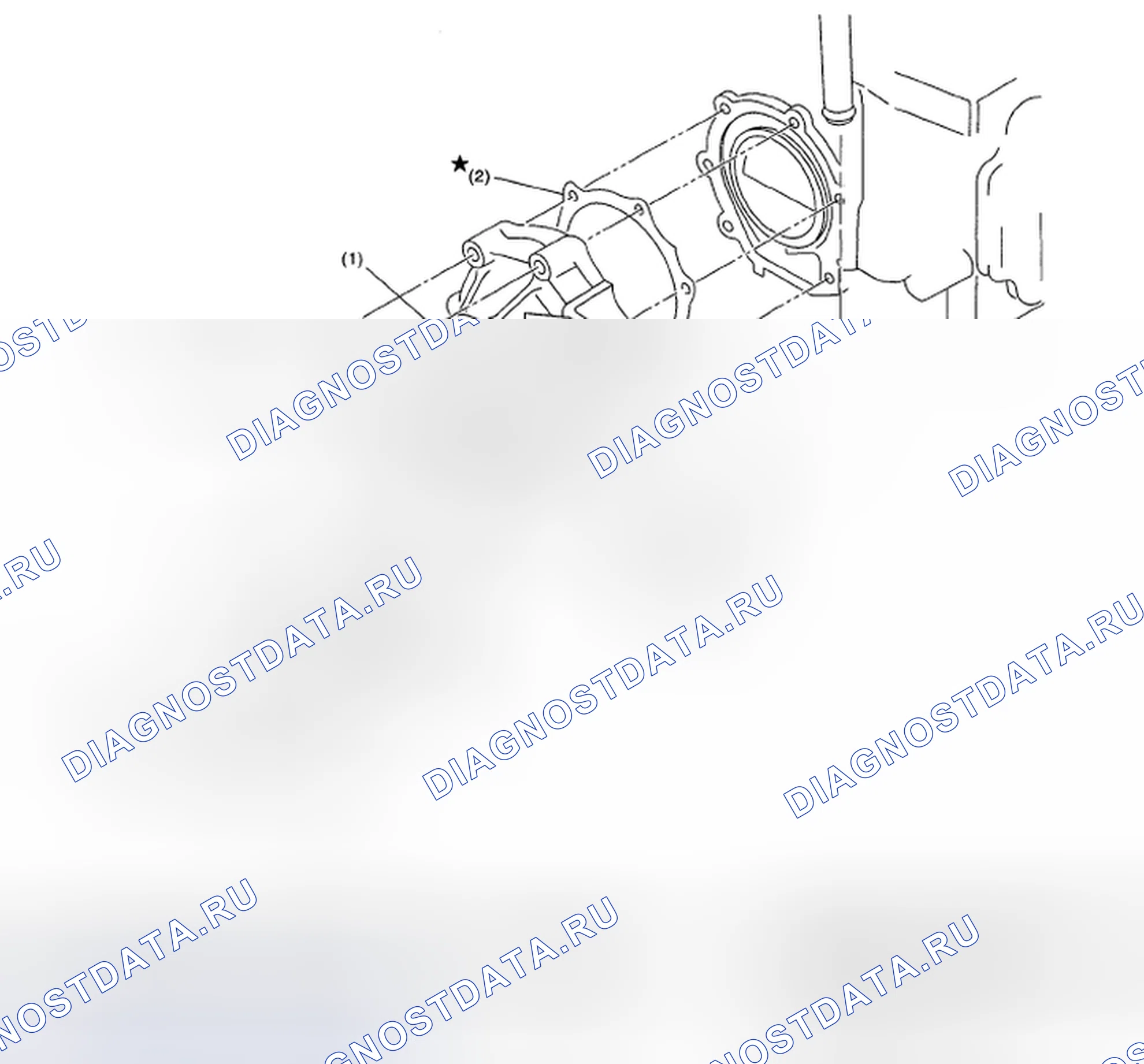 Рис. 23: ВОДЯНОЙ НАСОС. Subaru Outback BP рестайлинг