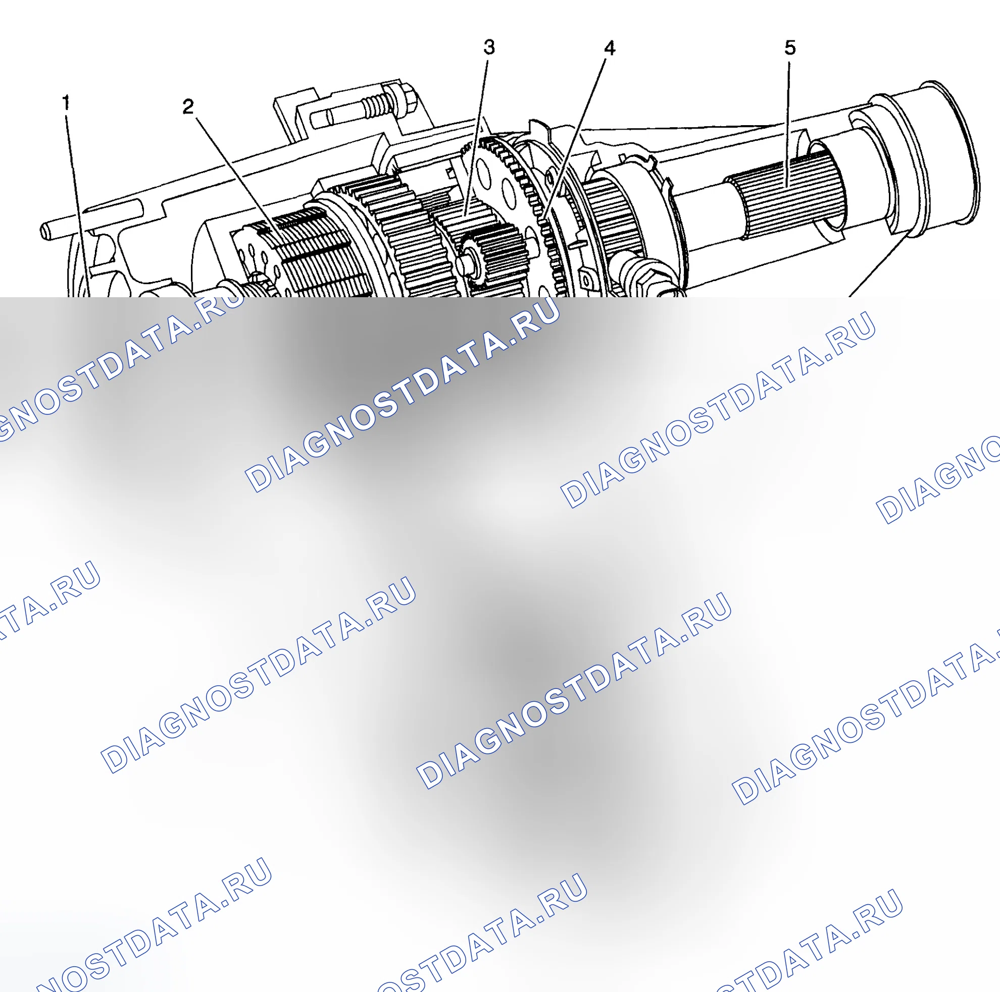 Рис. 62: Описание и работа раздаточной коробки. Chevrolet Silverado 2500 