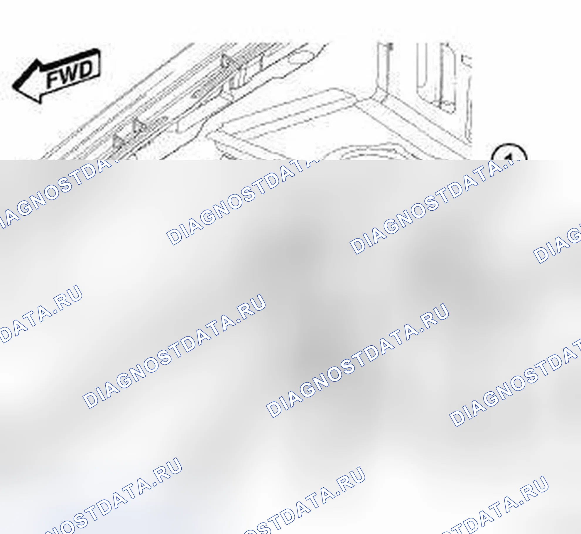 Рис. 21: ДЕМОНТАЖ. Chrysler Town & Country V рестайлинг