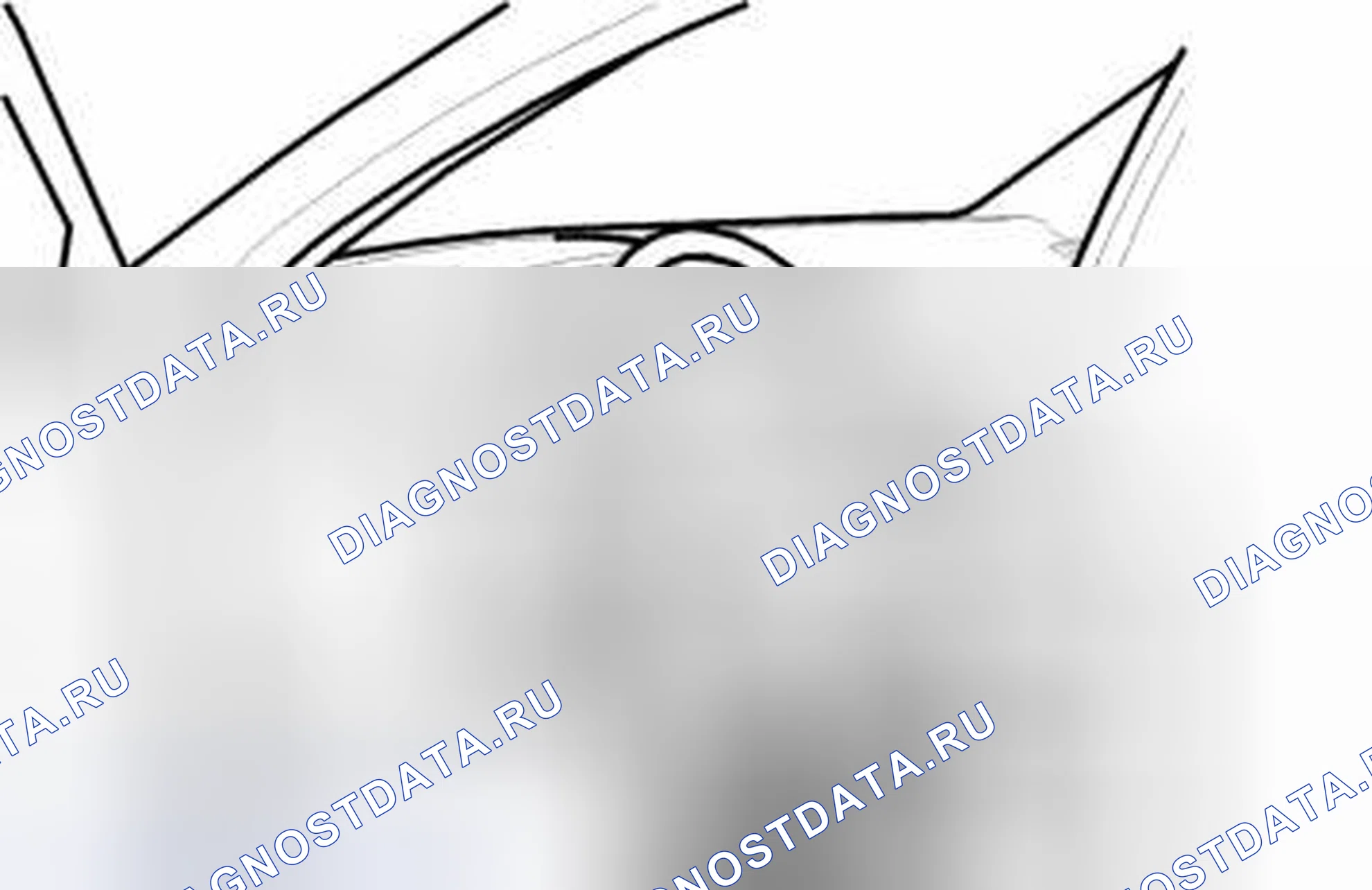 Рис. 23: Очистка сливного отверстия. Volvo V70 II