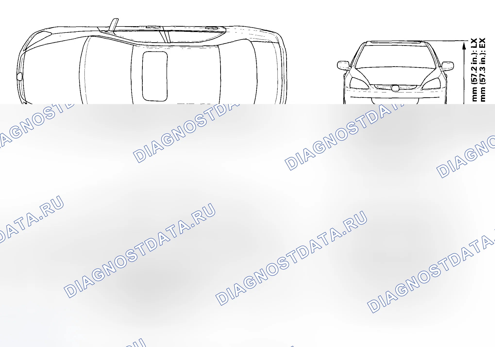 Рис. 47: 4-дверный: модели 2003-2005 гг.. Honda Accord VII рестайлинг