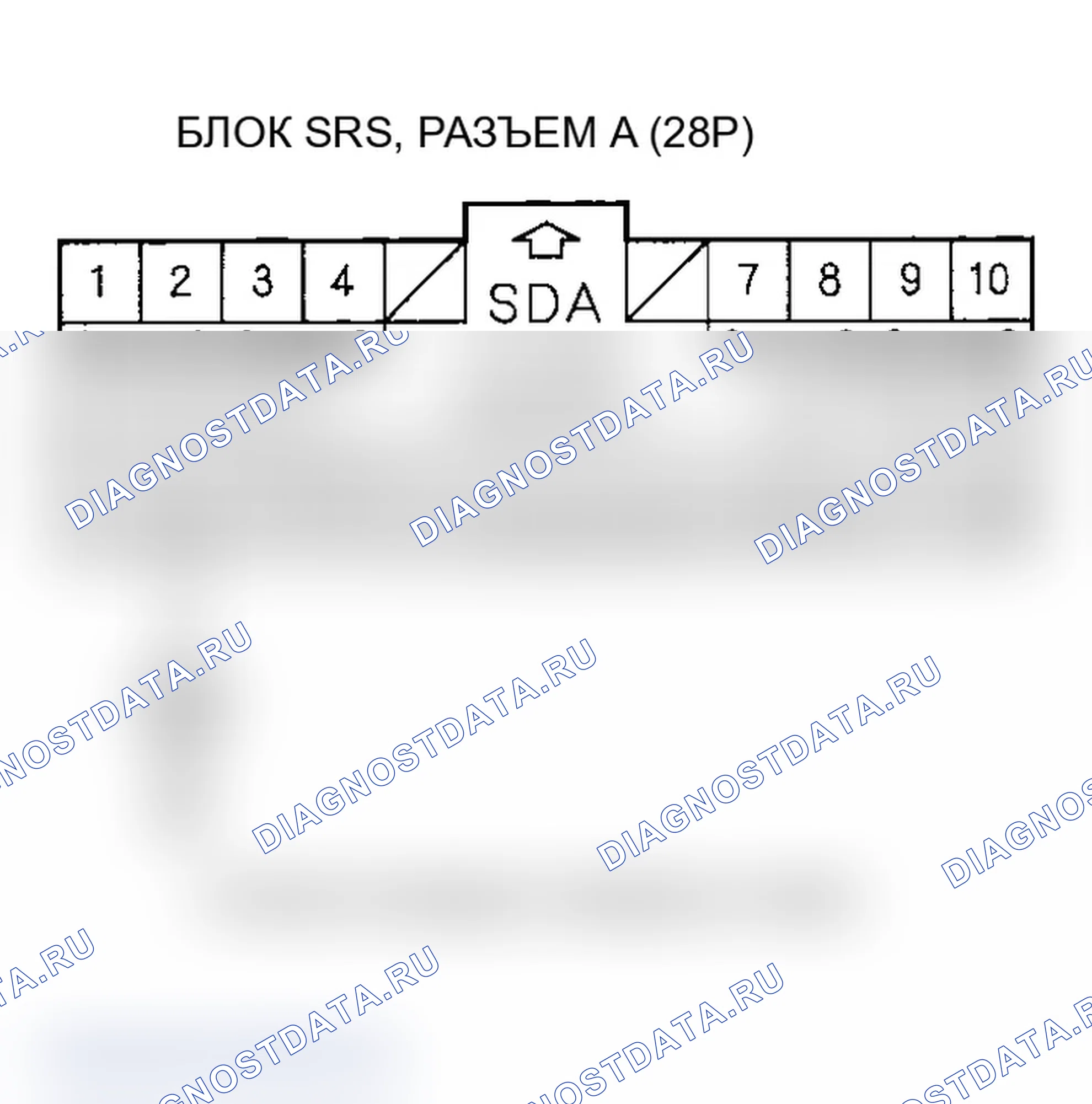 Рис. 377: A2-1x расшифровка кода ошибки (A2-10- A2-19, A2-1A-A2-1F): неисправный источник питания (линия VB). Acura MDX I