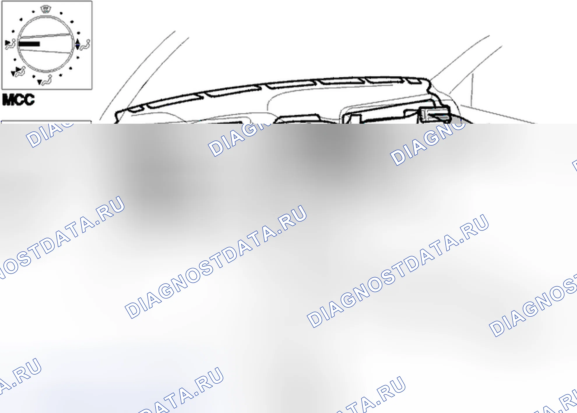 Рис. 998: При очистке вентиляционных каналов. Volvo C70 I