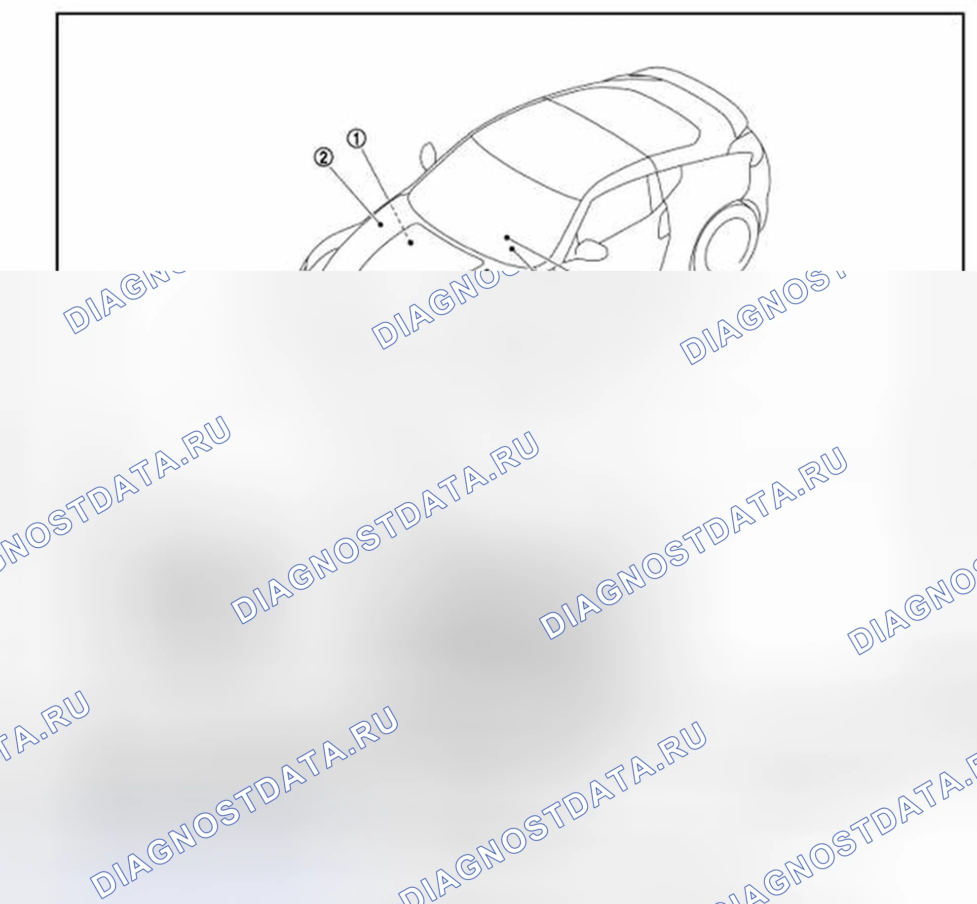 Рис. 4: Расположение компонентов. Honda MDX I