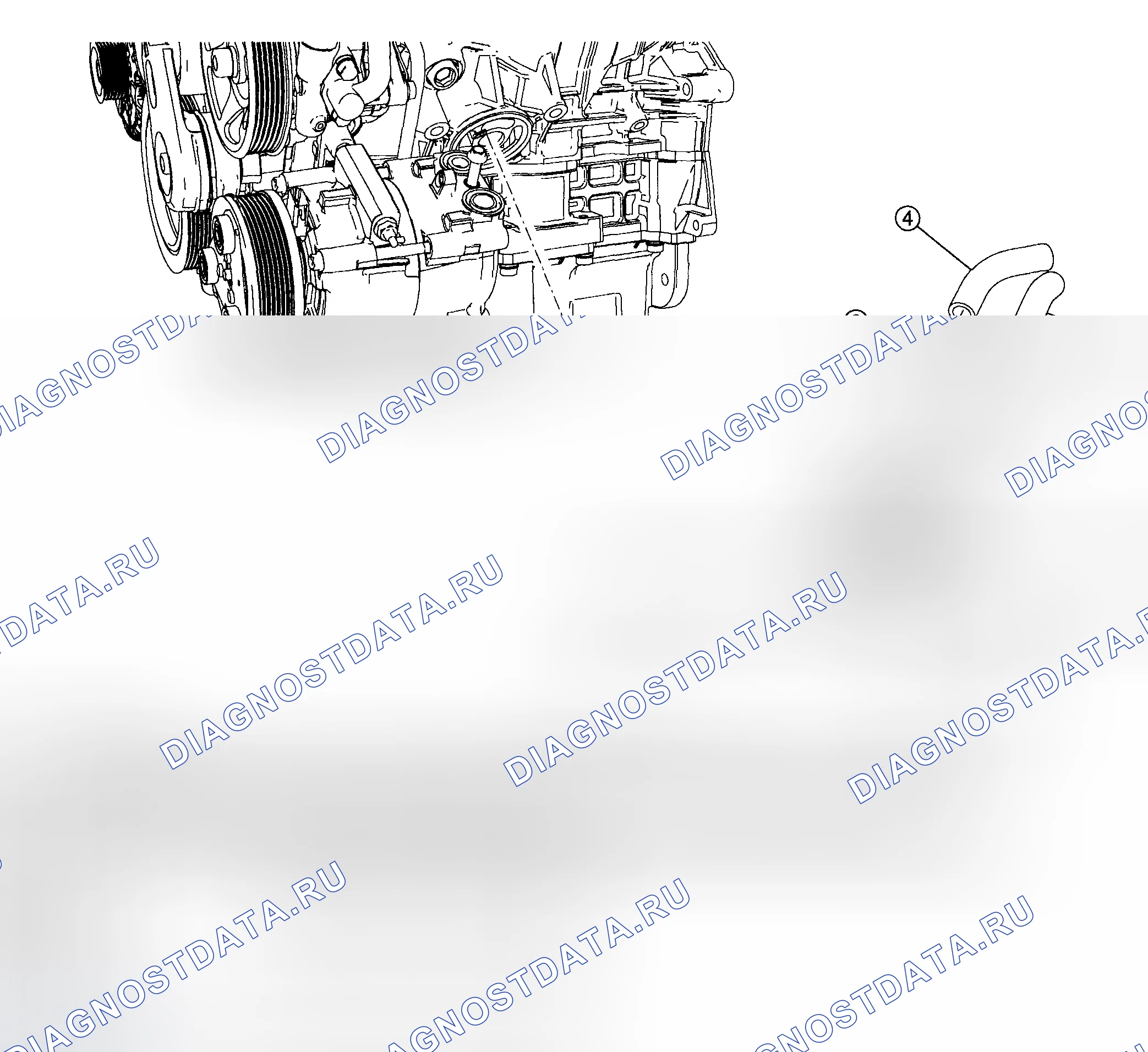 Рис. 7: МАСЛООХЛАДИТЕЛЬ. Mazda Tribute I рестайлинг