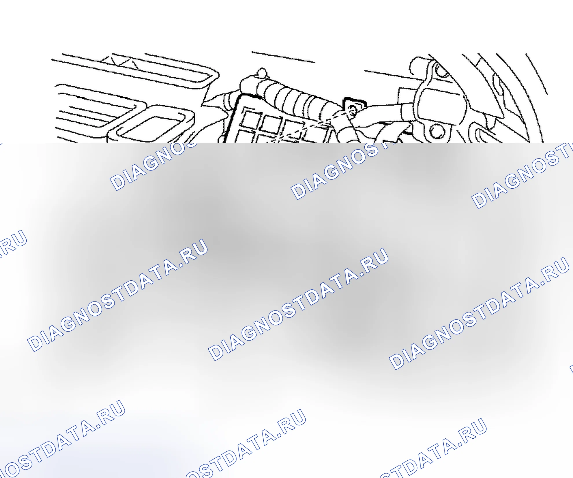 Рис. 53: ДЕМОНТАЖ. Toyota Avalon XX20 рестайлинг