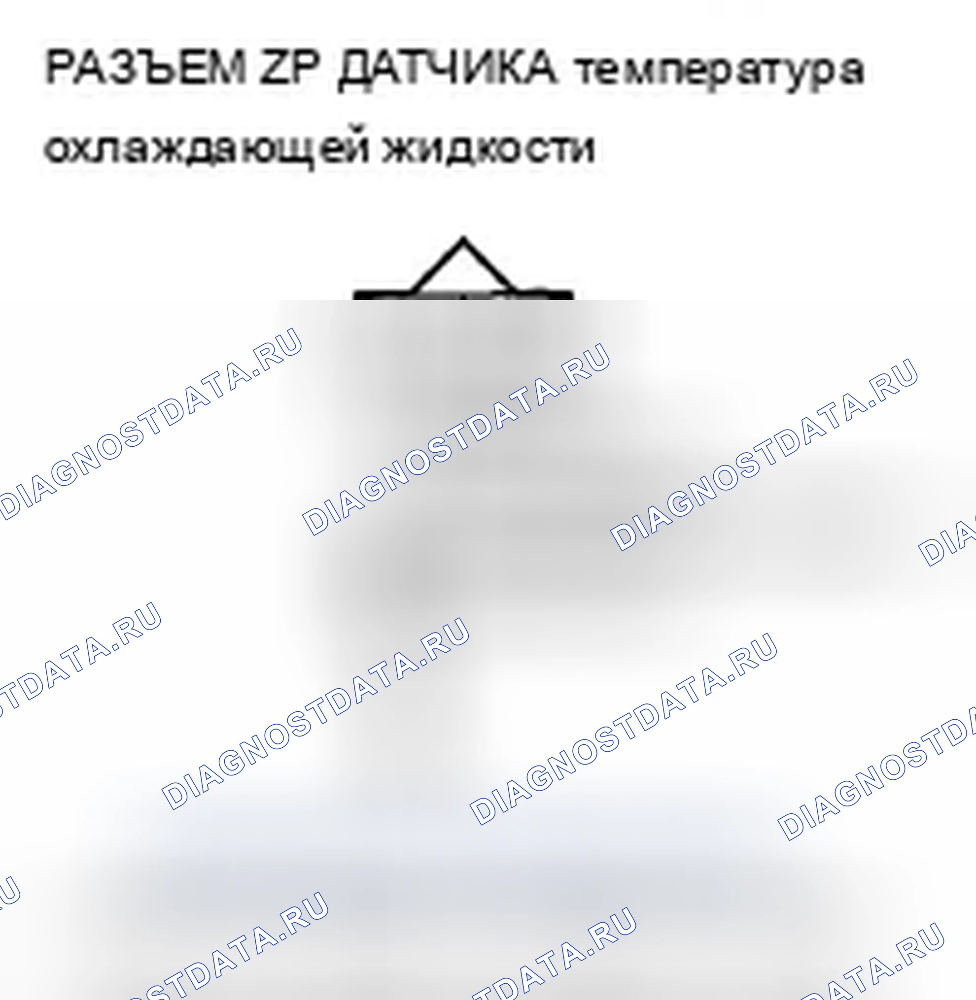 Рис. 87: P0117 расшифровка кода ошибки: низковольтная цепь датчика 1 температура охлаждающей жидкости. Acura ZDX I