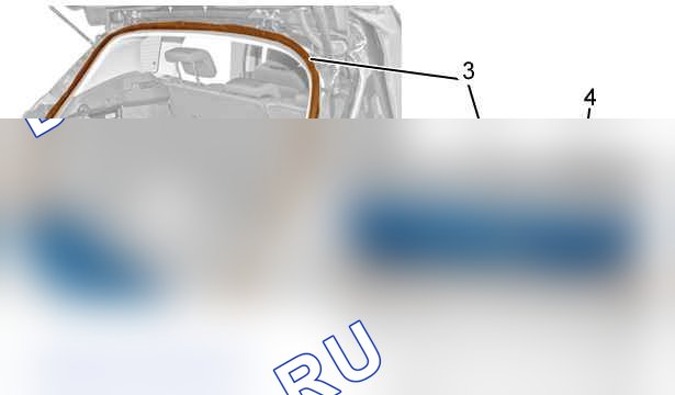 Снятие - Установка: уплотнители дверных проемов — c4bg065d. Peugeot 3008 I