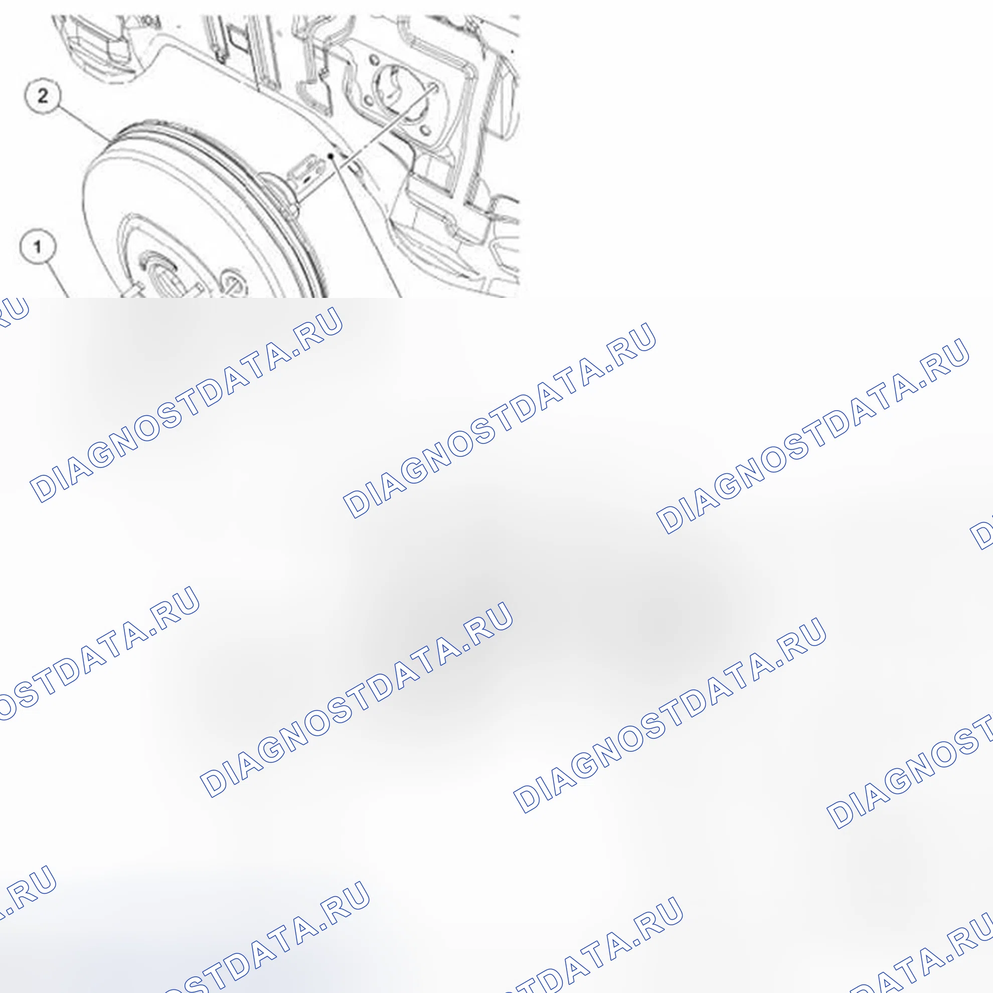 Рис. 29: Усилитель тормозов. Ford Edge I рестайлинг