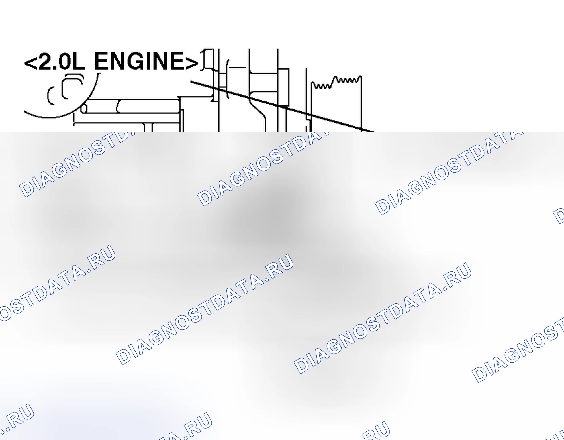 Рис. 12: ПРОВЕРКА ДАВЛЕНИЯ МАСЛА В ДВИГАТЕЛЕ. Mitsubishi Lancer Evolution IX
