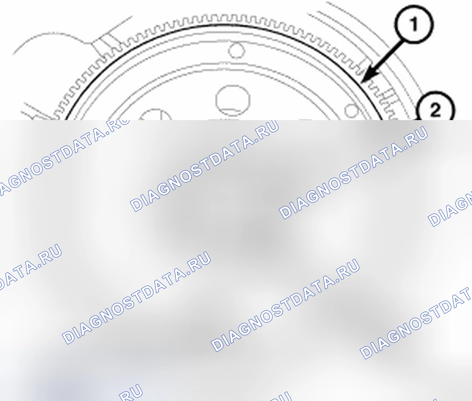 Рис. 561: МАСЛЯНОЕ УПЛОТНЕНИЕ КОЛЕНЧАТОГО ВАЛА - ЗАДНИЙ. Jeep Compass I