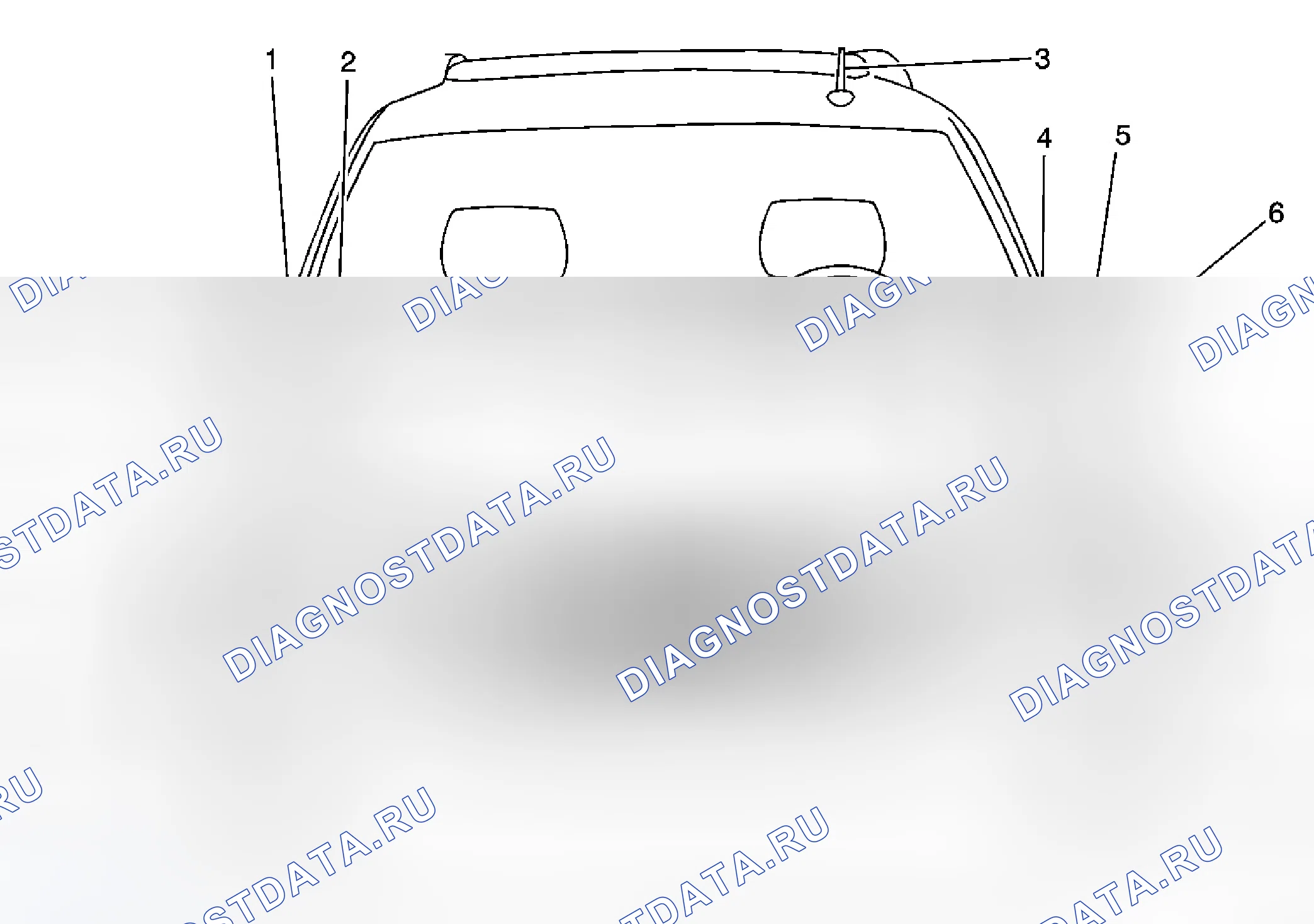 Рис. 11: Виды компонентов для развлечений / связи. Chevrolet TrailBlazer I рестайлинг