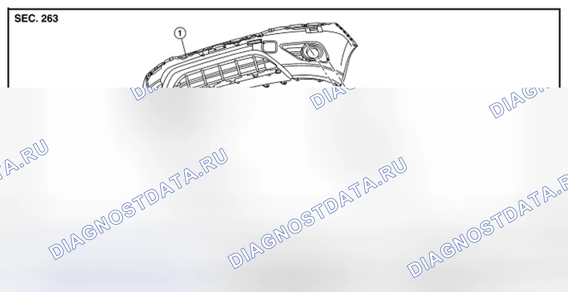 Рис. 12: Разнесенный вид. Nissan Pathfinder IV рестайлинг