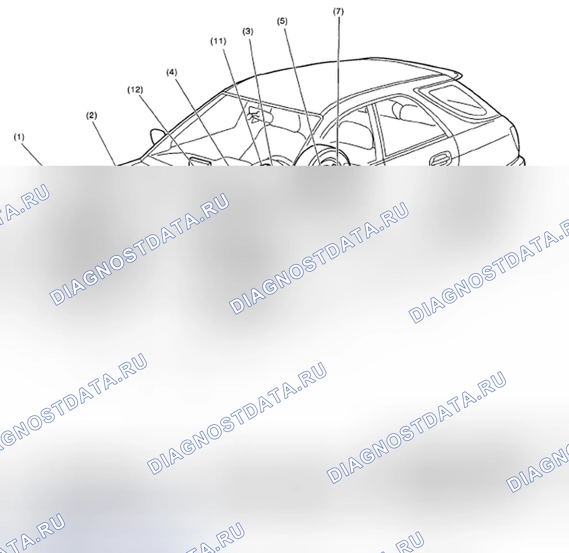 Рис. 42: РАСПОЛОЖЕНИЕ. Subaru Impreza GD/GC/GG рестайлинг 2