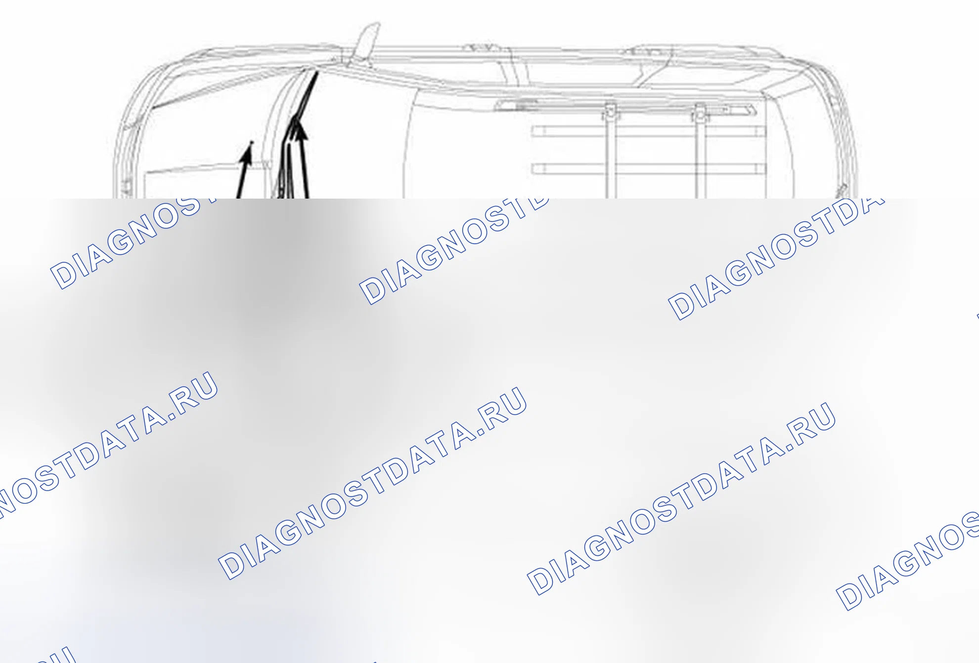 Рис. 3: ПЕРЕДНЯЯ ЧАСТЬ. Dodge Journey I