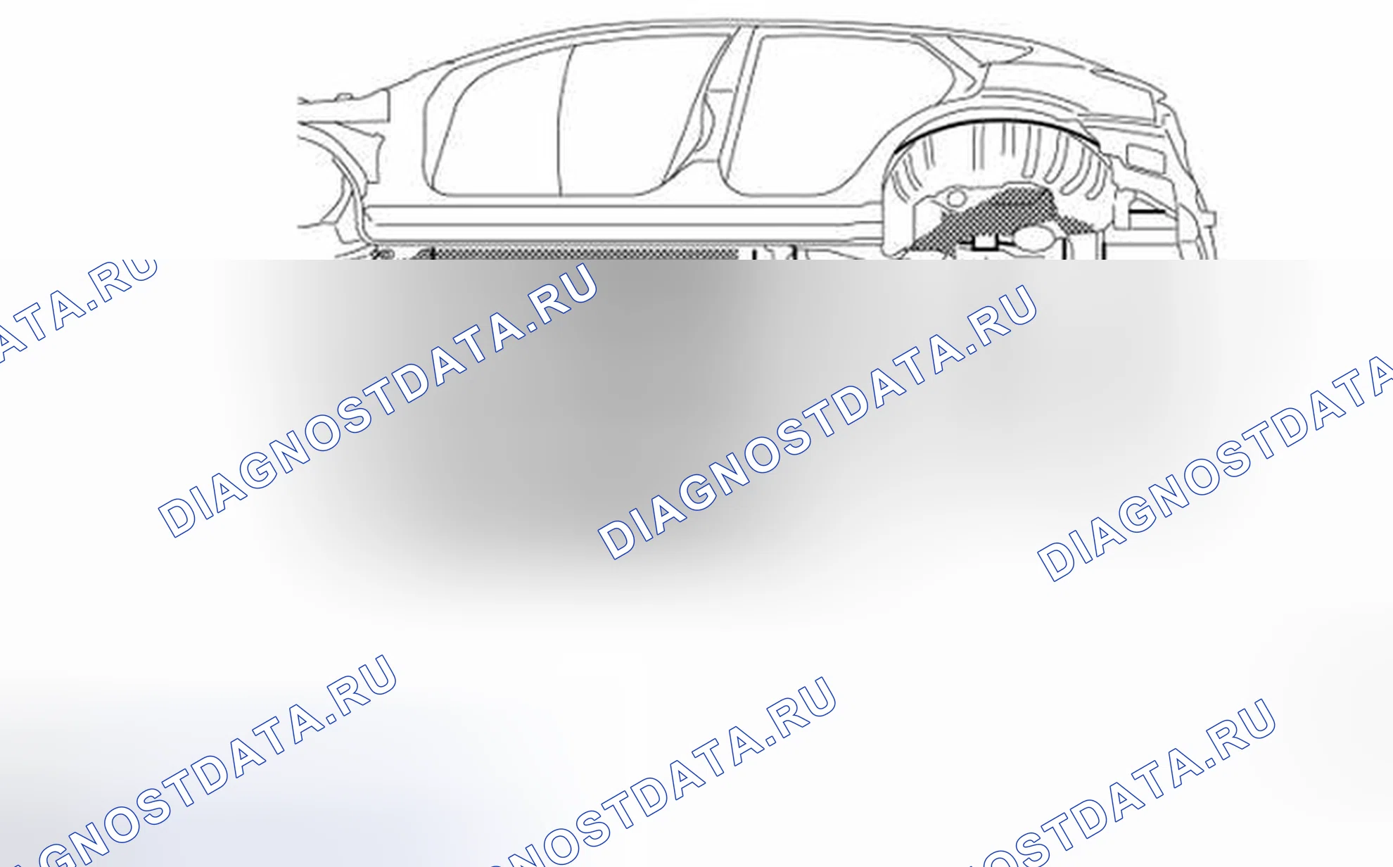 Рис. 234: Меры предосторожности при нанесении грунтовки. Infiniti EX37 I