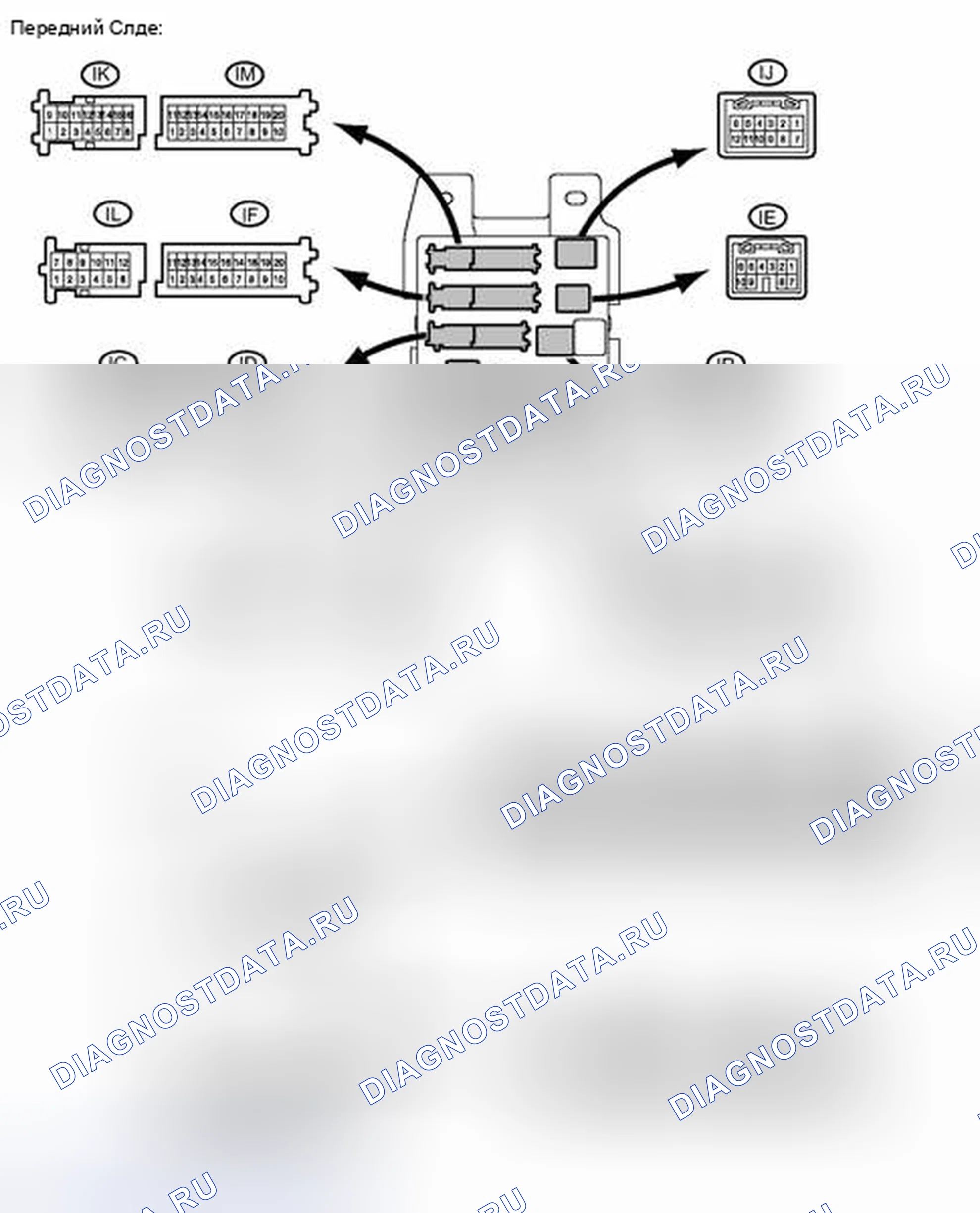Рис. 551: КЛЕММЫ ЭБУ. Toyota Camry XV40 рестайлинг
