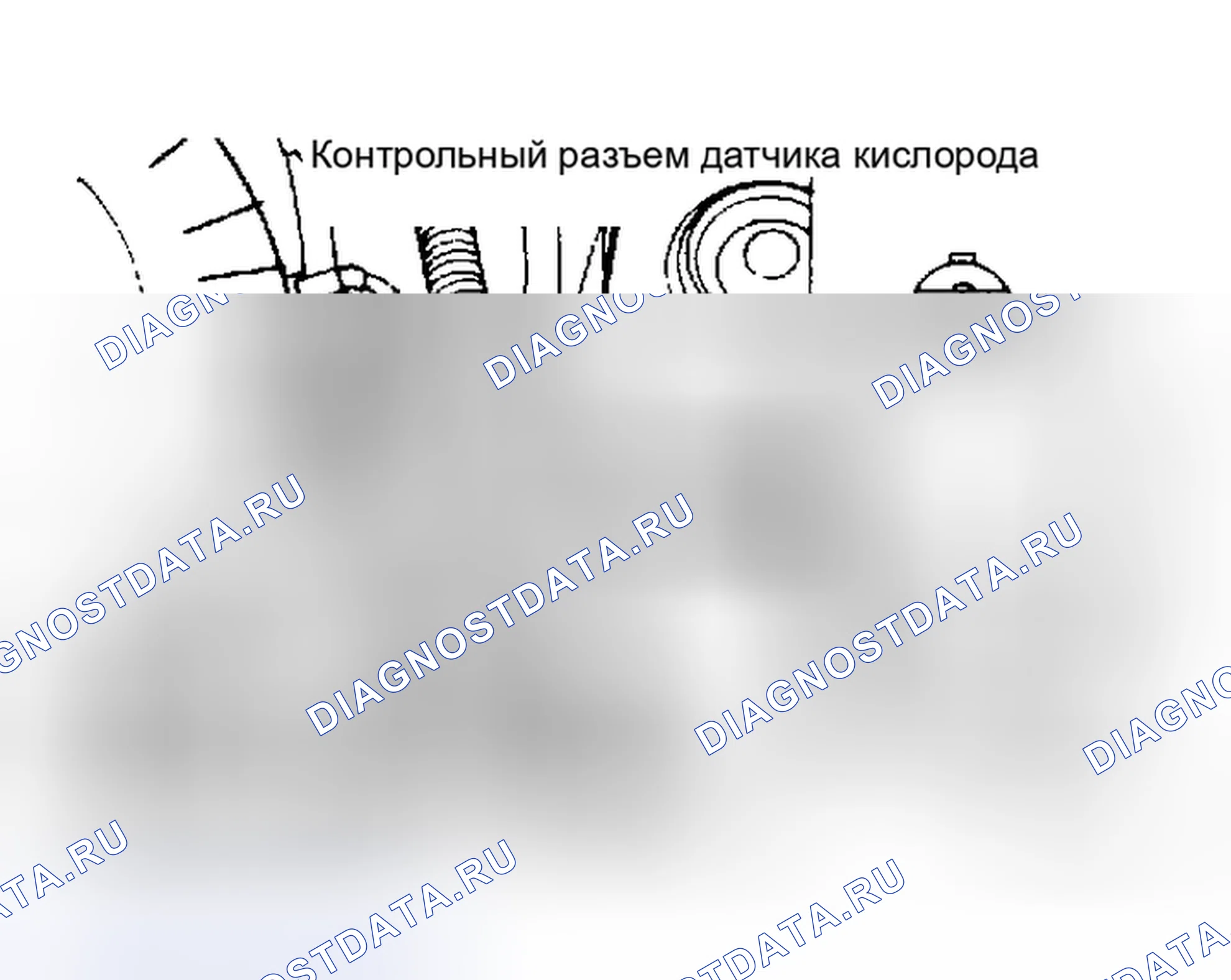 Рис. 15: Проверка датчика кислорода. Hyundai Excel I