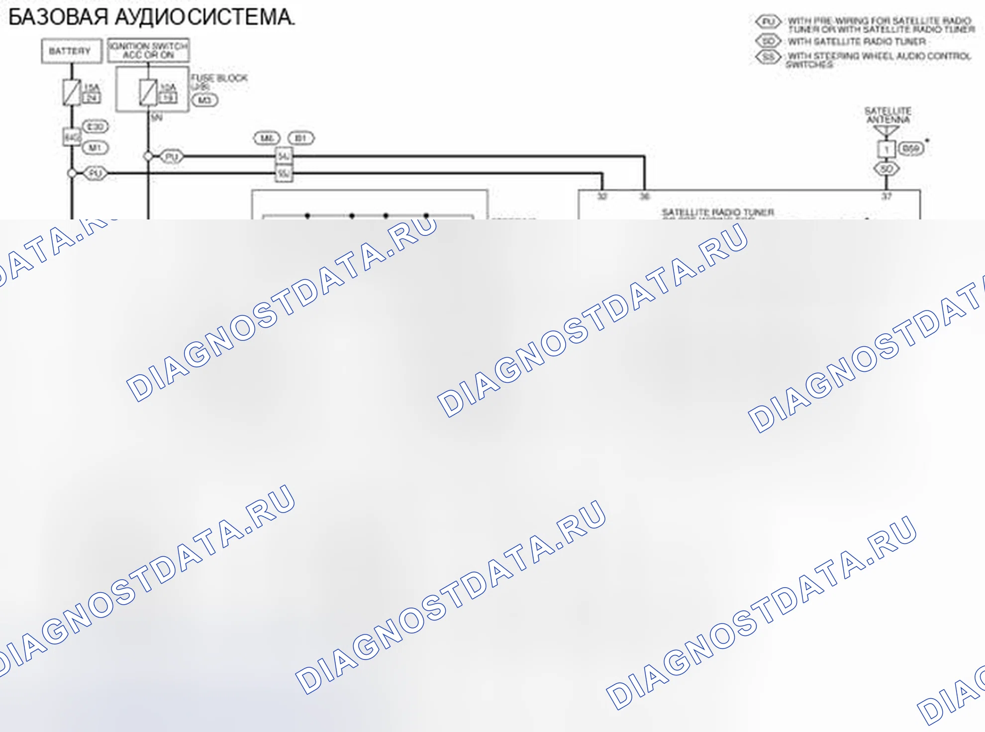 Рис. 327: электросхема. Nissan Altima L33