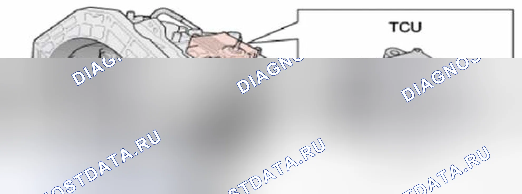 Рис. 533: Расположение компонентов. Hyundai Veracruz I