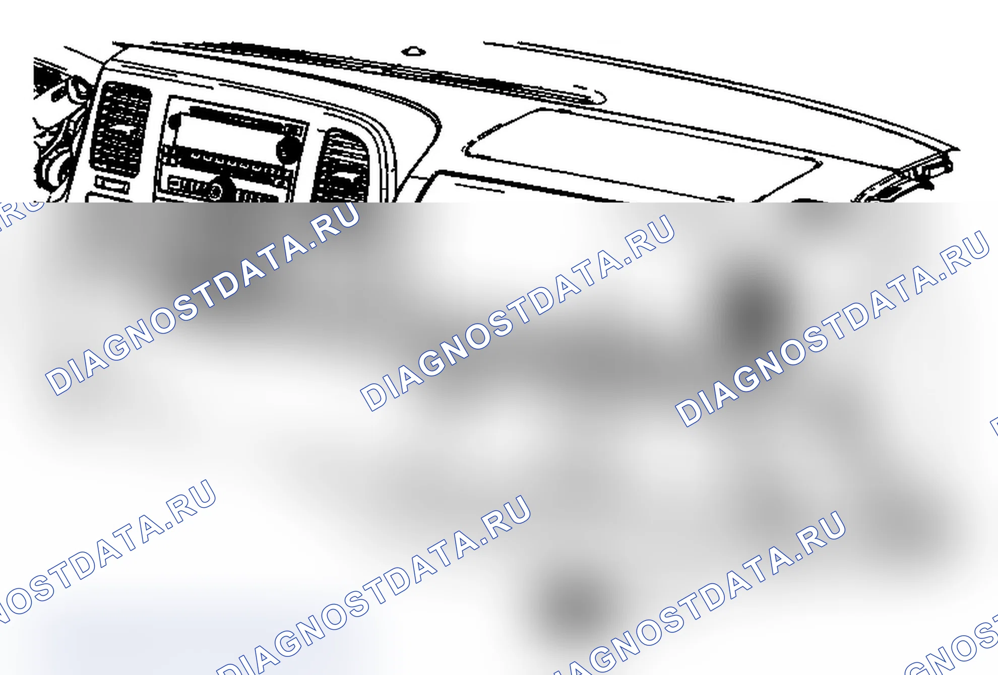 Рис. 33: Замена дверной защелки отсека приборной панели (без RPO SLT). Chevrolet Silverado 3500 HD 