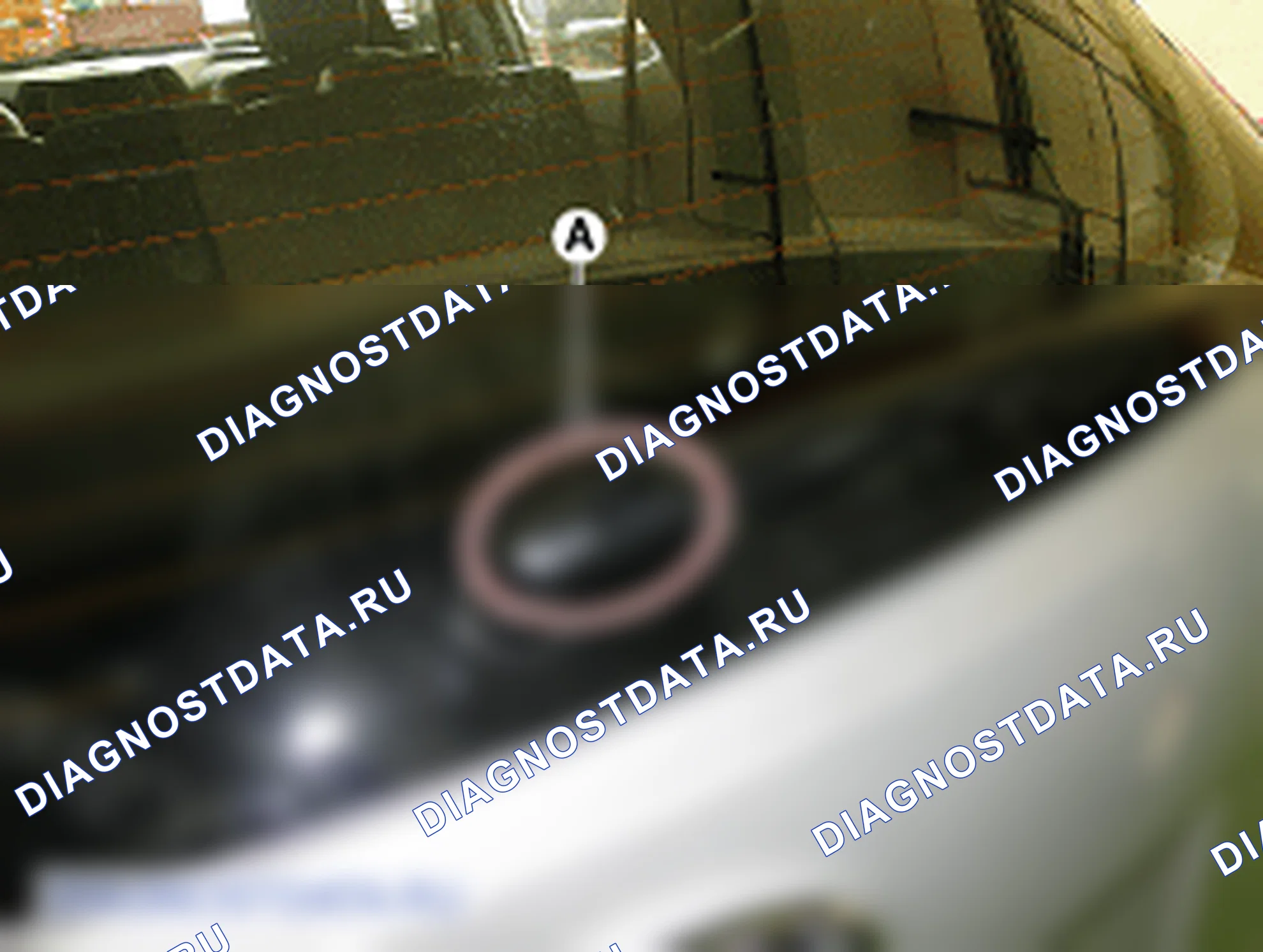 Снятие электродвигателя заднего стеклоочистителя. Hyundai Santafe Sport DMA