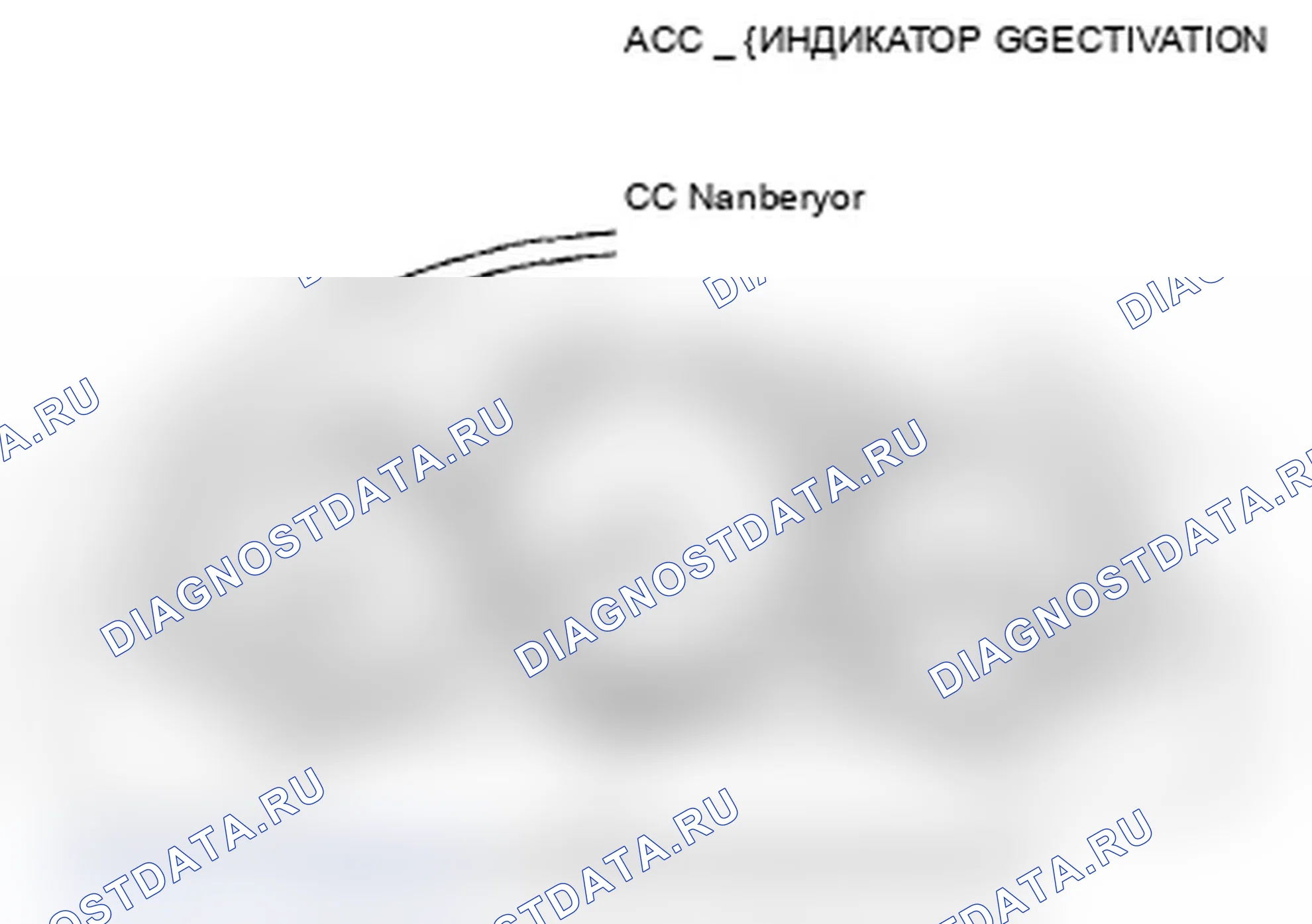 Рис. 8: Индикатор адаптивного круиз-контроля (ACC) (желтый). Acura RL II рестайлинг