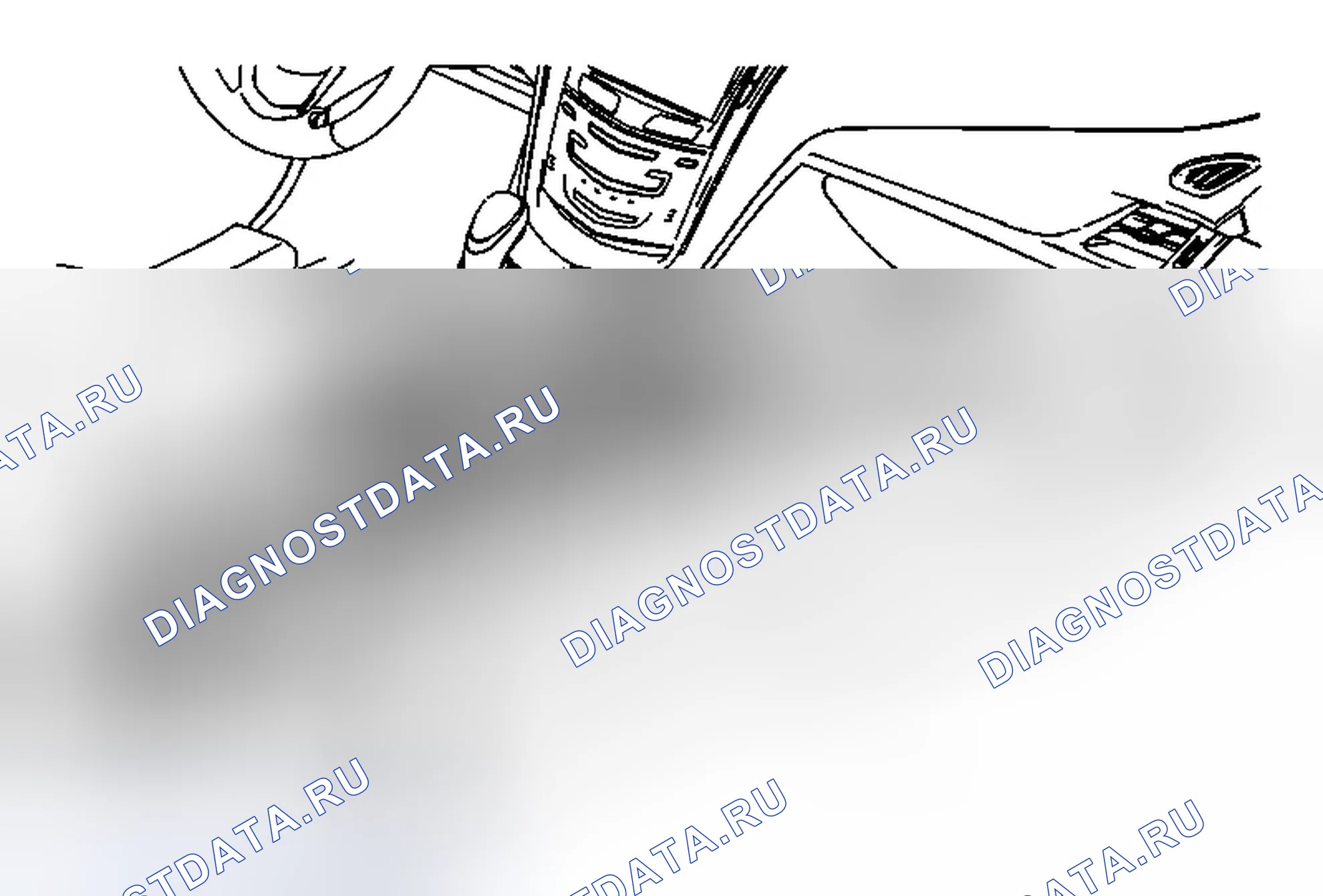 Рис. 101: Замена удлинительной панели консоли переднего пола - правая сторона. Cadillac ELR I