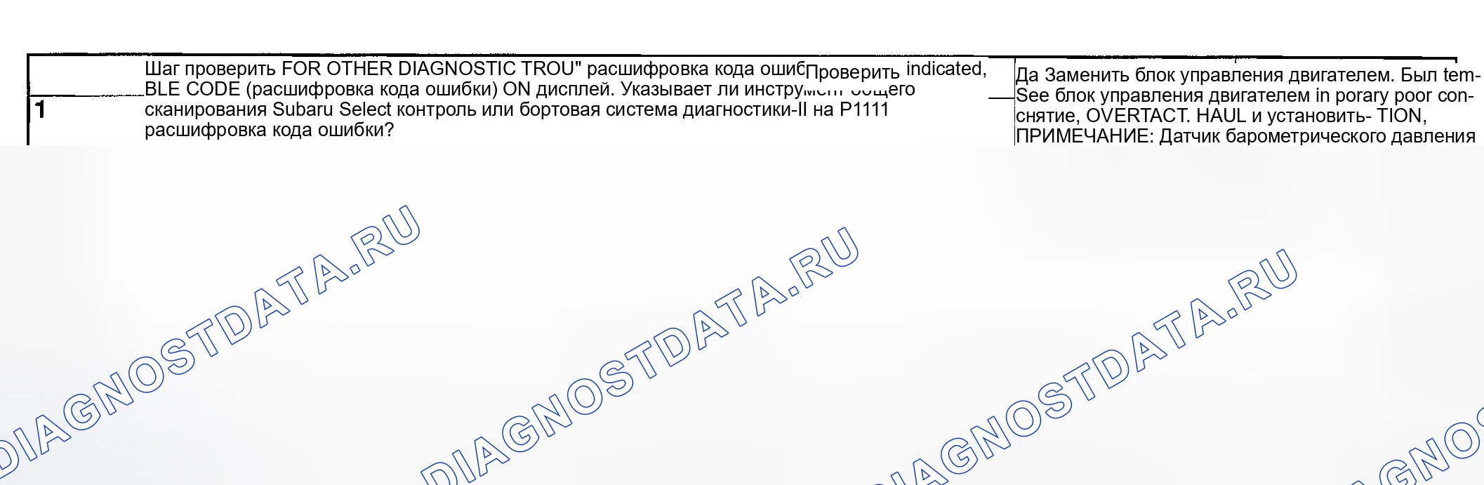 Рис. 246: ДИАГНОСТИЧЕСКАЯ ПРОЦЕДУРА. Subaru Impreza WRX GD/GG рестайлинг