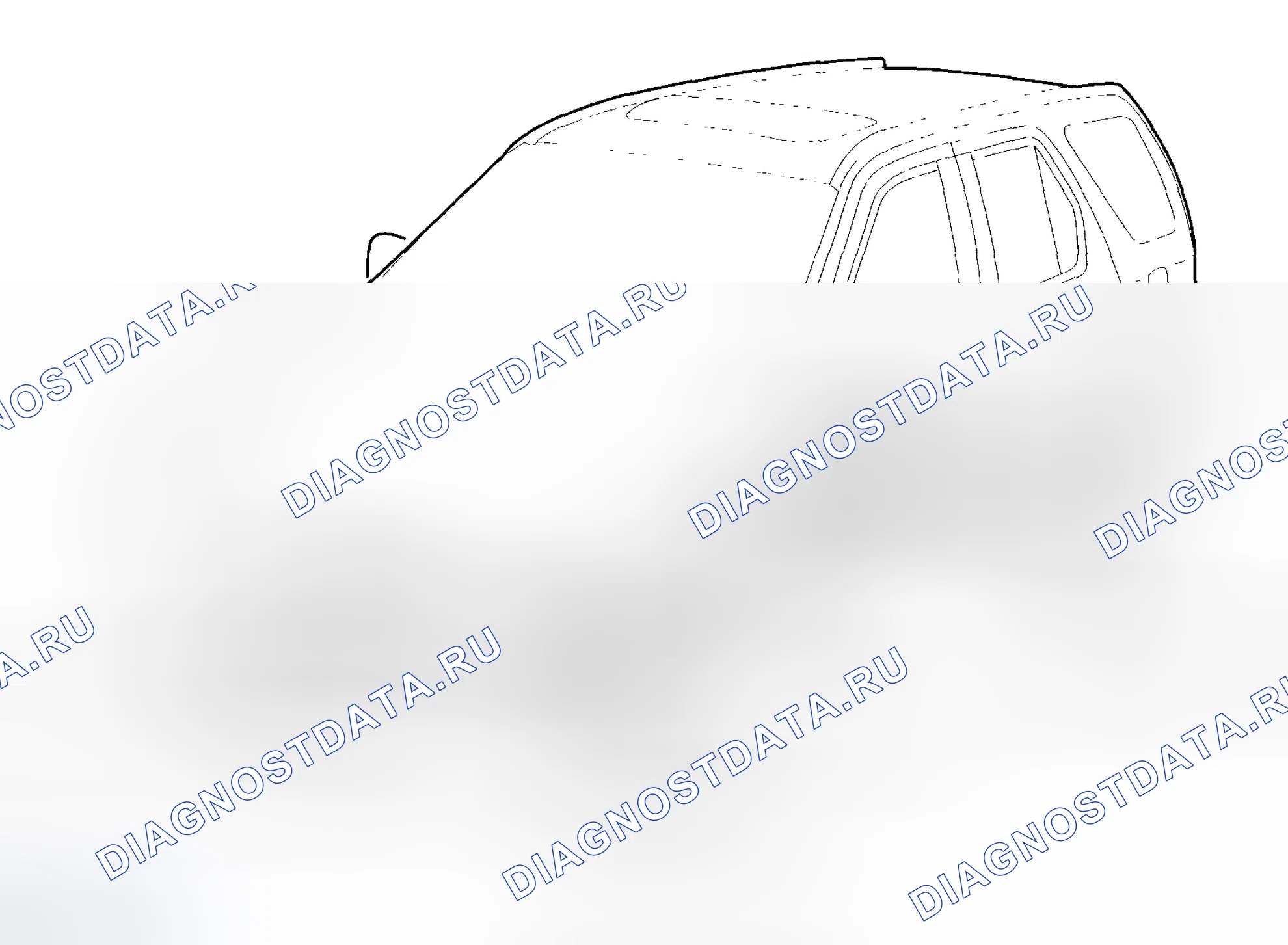 Рис. 2: Индекс расположения компонентов. Honda CR-V II рестайлинг