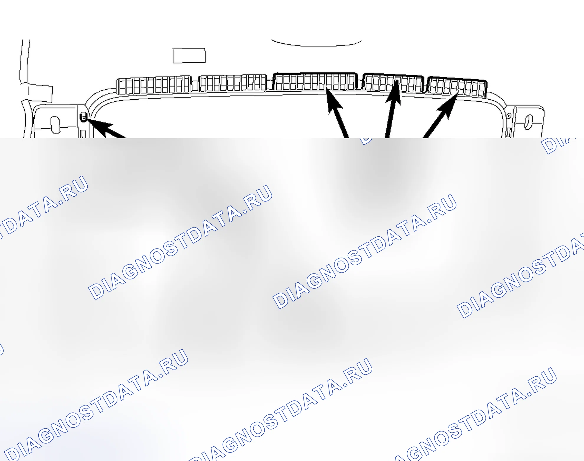 Рис. 443: КОЛЬЦО ТРИММЕРА. Dodge Cab & Chassis R3500 HD transition