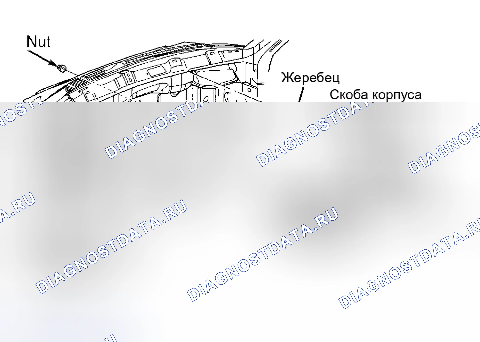 Рис. 34: Демонтаж и монтаж (Dakota и Durango). Dodge Durango I