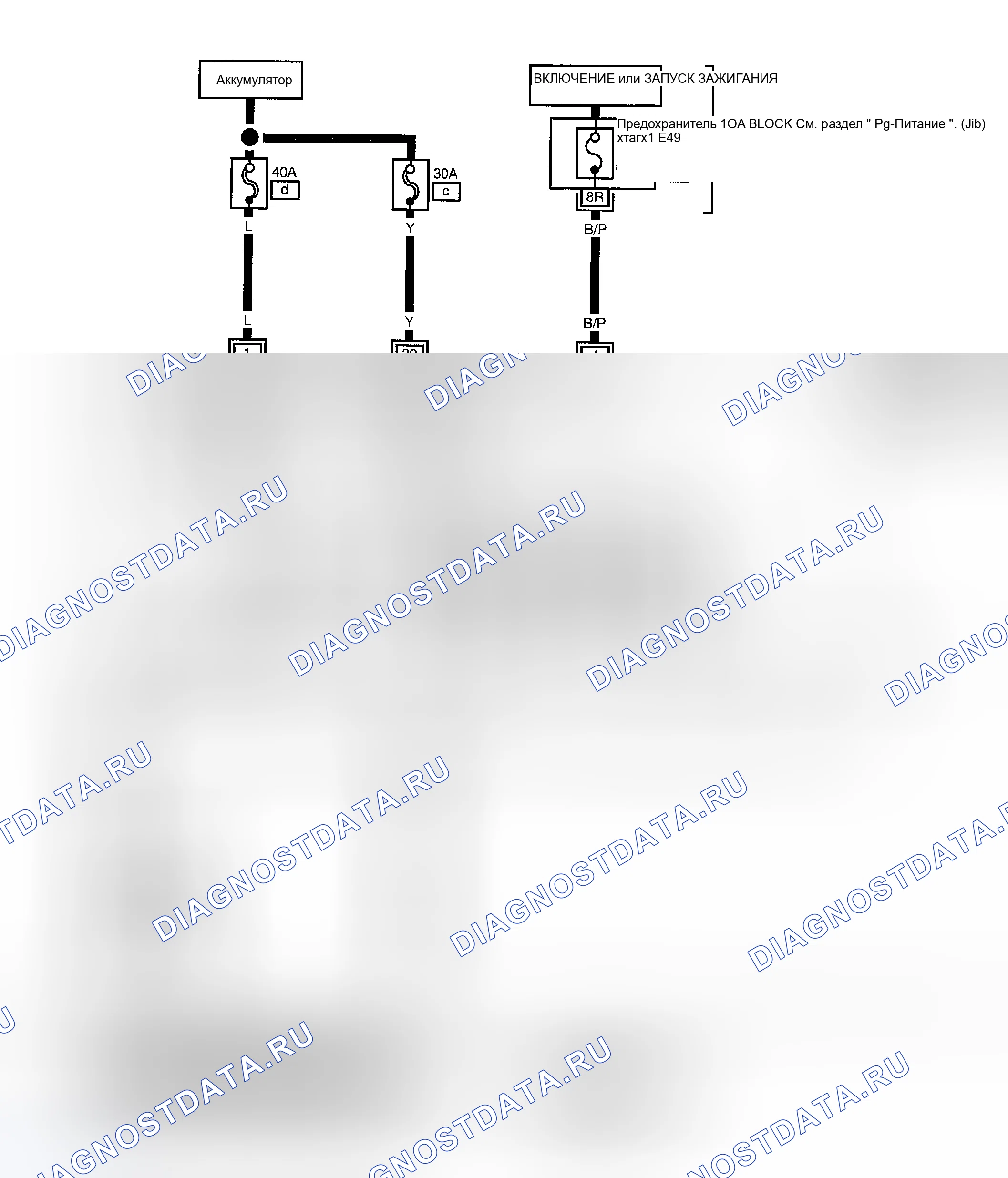Рис. 66: электросхема - ABS - 4WD. Honda Odyssey (North America) I