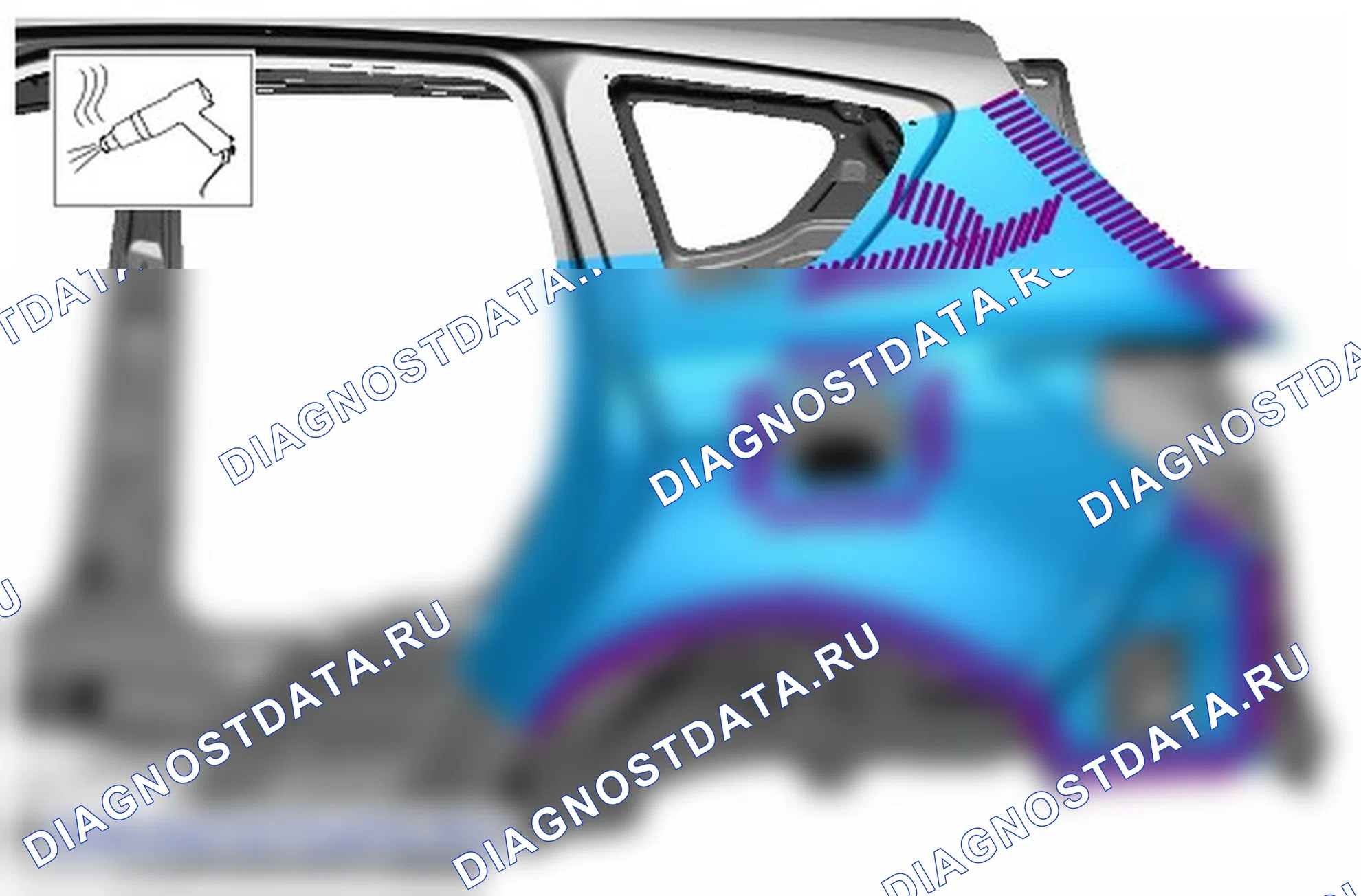 Как снять и установить панель задней боковой части кузова. Ford Galaxy III
