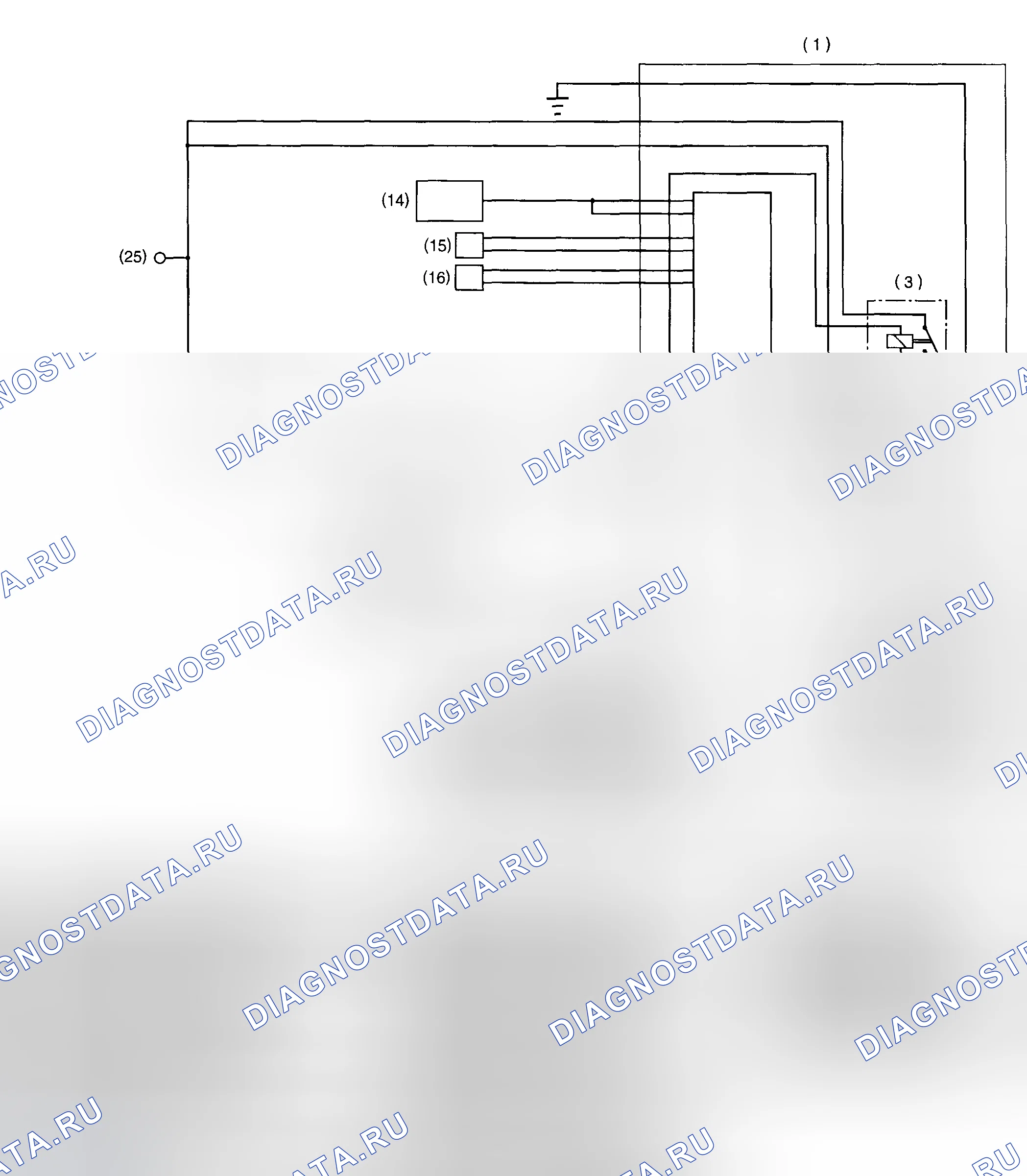Рис. 11: Схема системы ABS. Honda X-NV I
